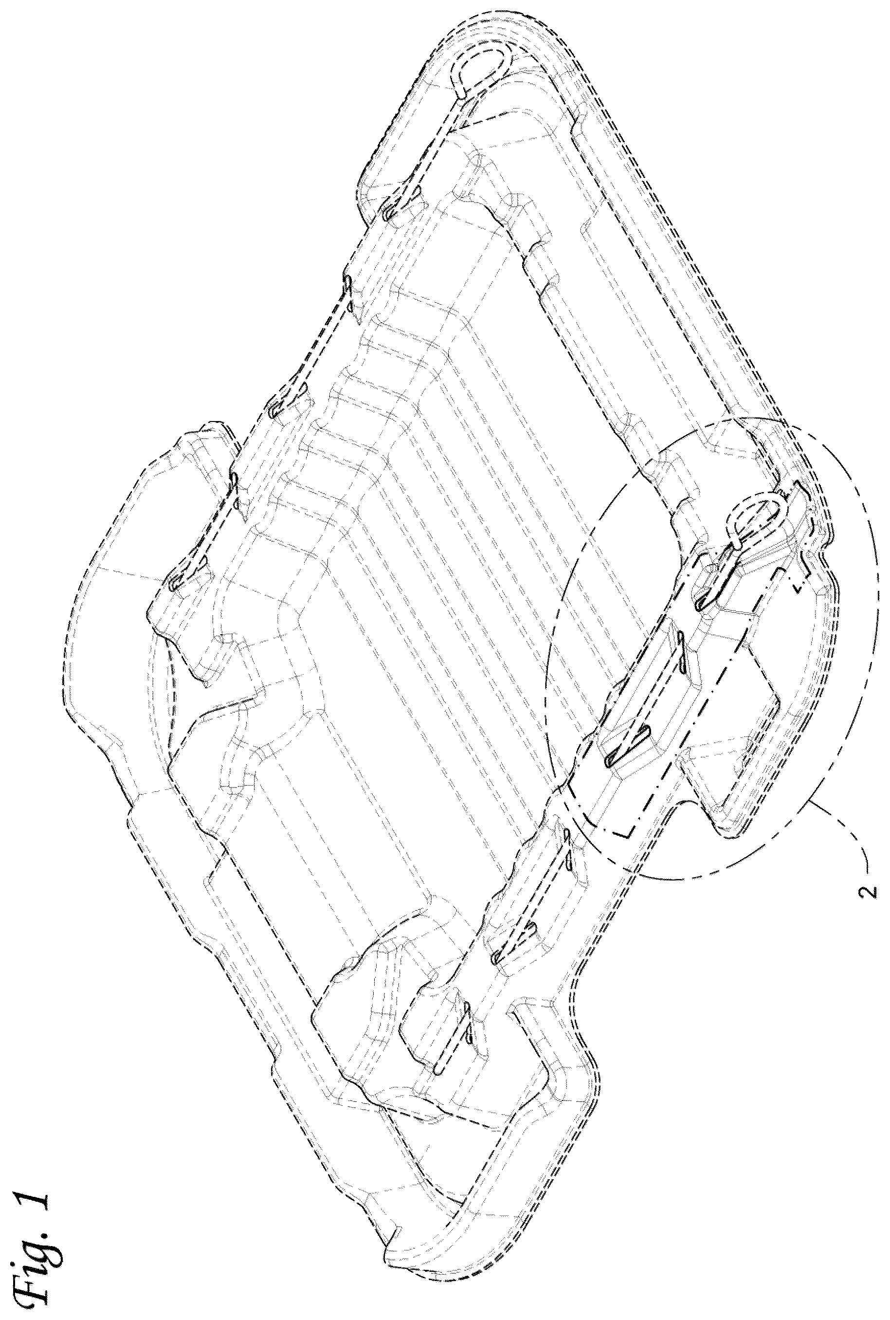 Patent USD1124404 — Bag holding tray — Figure 1