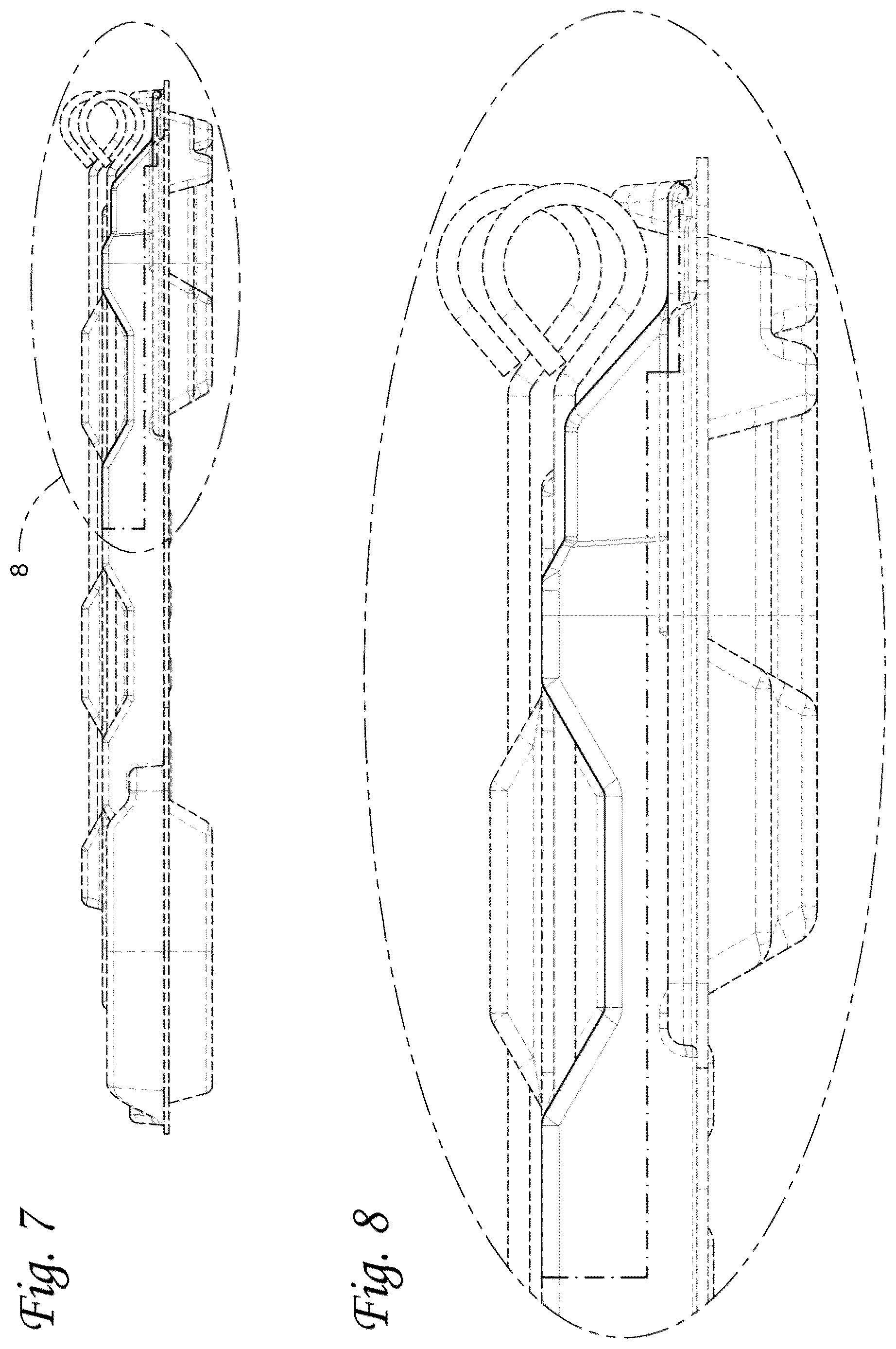 Patent USD1124404 Figure 6 – Bag holding tray