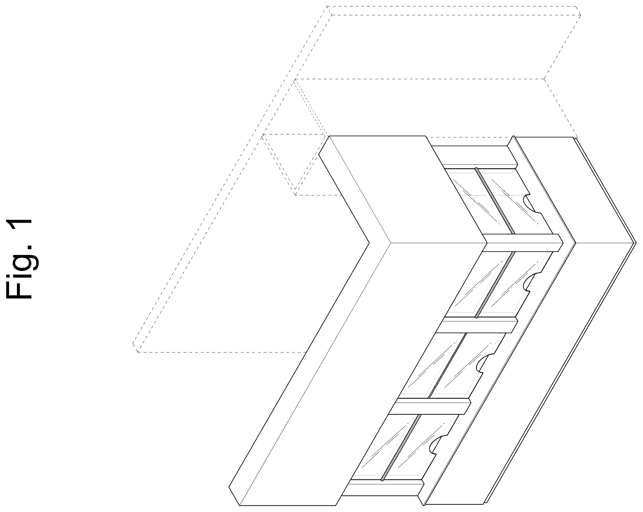 Patent USD1124406 Figure 1 – Movie ticket booth