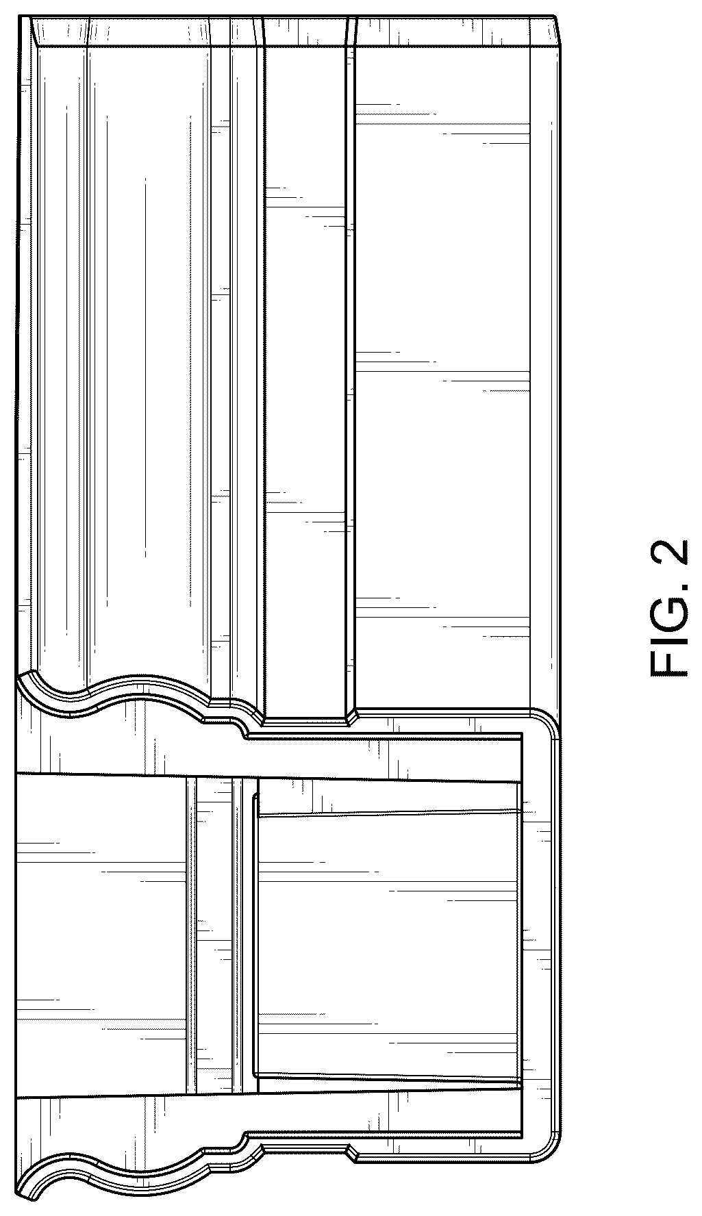 Patent USD1124409 Figure 2 – Crossover corner