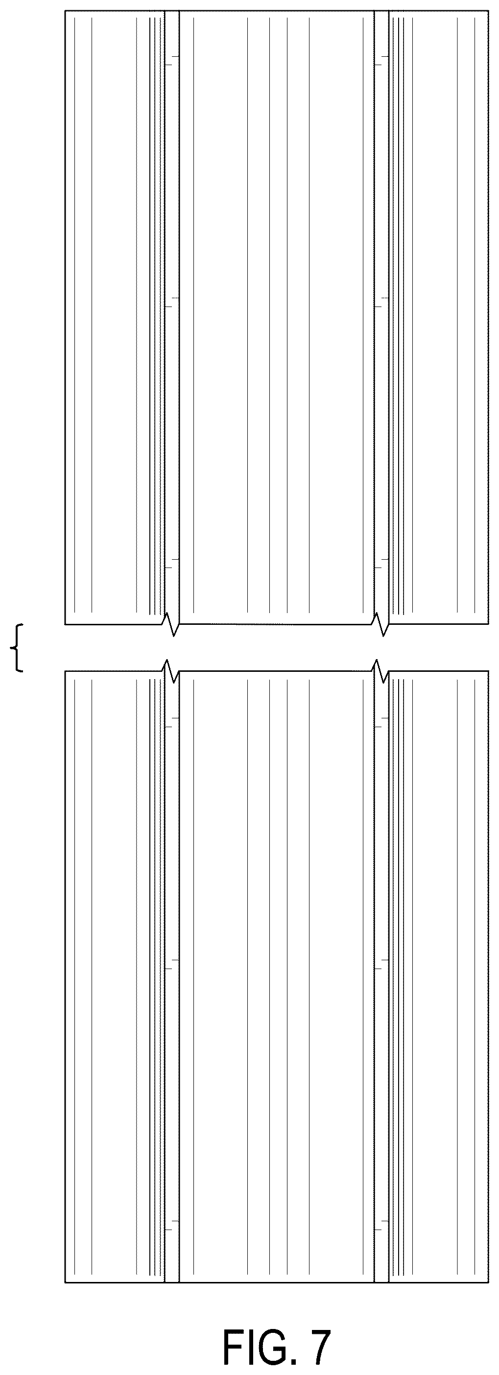 Patent USD1124411 Figure 5 – Handrail extrusion