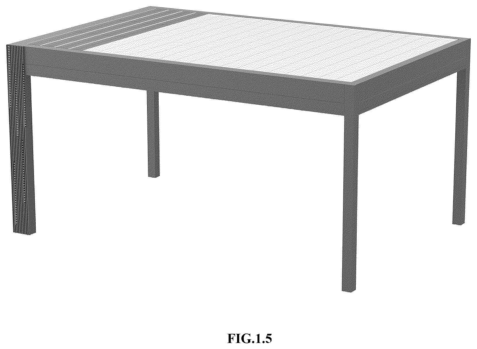 Patent USD1124414 Figure 5 – Solar pergola