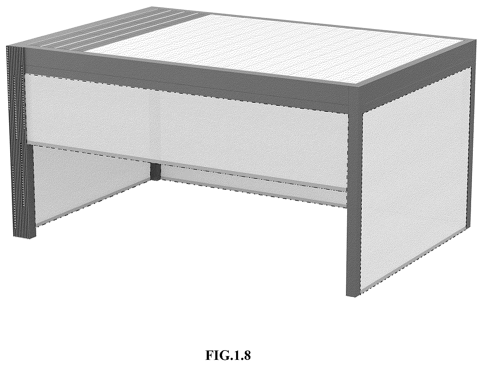 Patent USD1124414 Figure 8 – Solar pergola