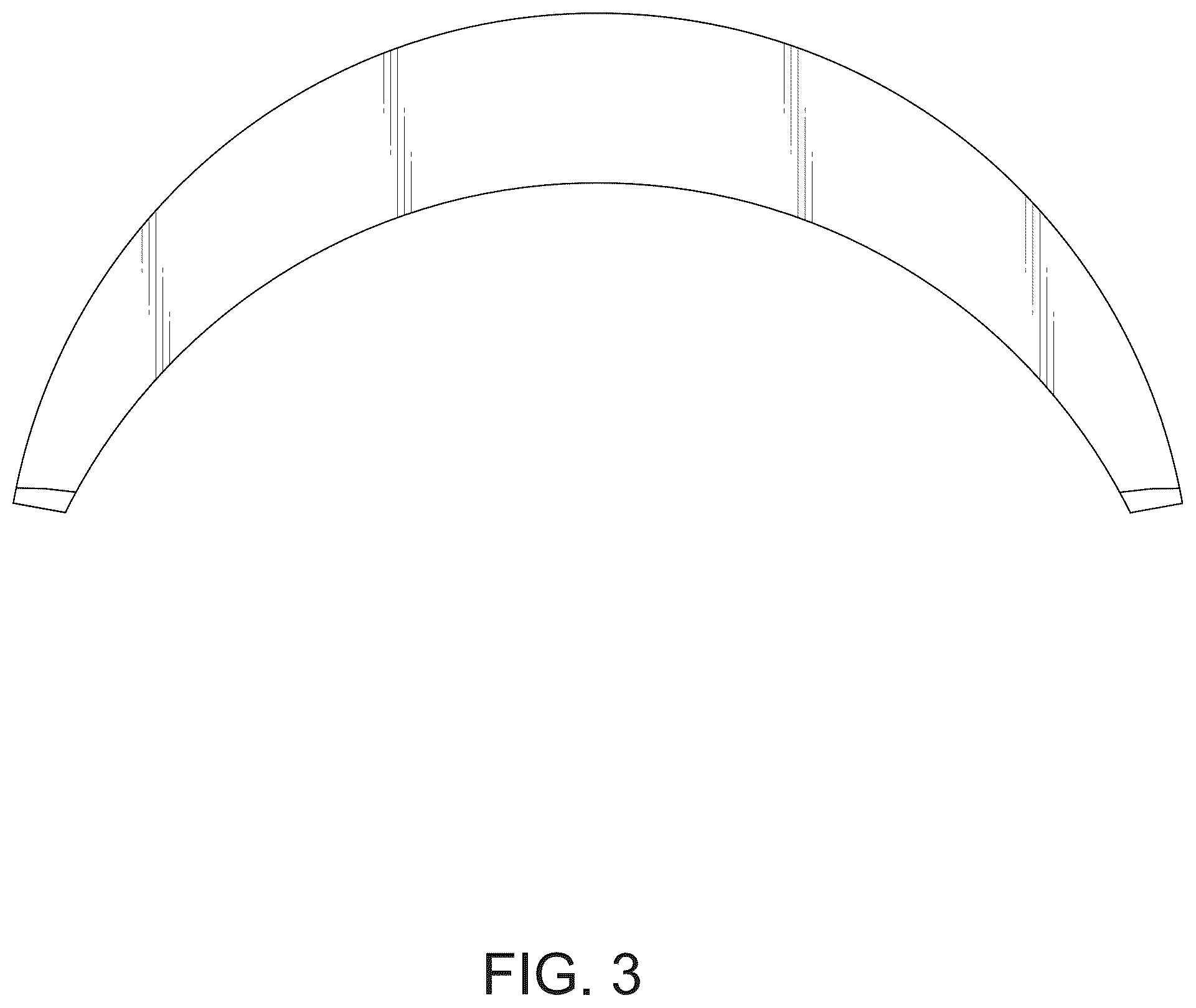 Patent USD1124415 Figure 3 – Reef arch structure
