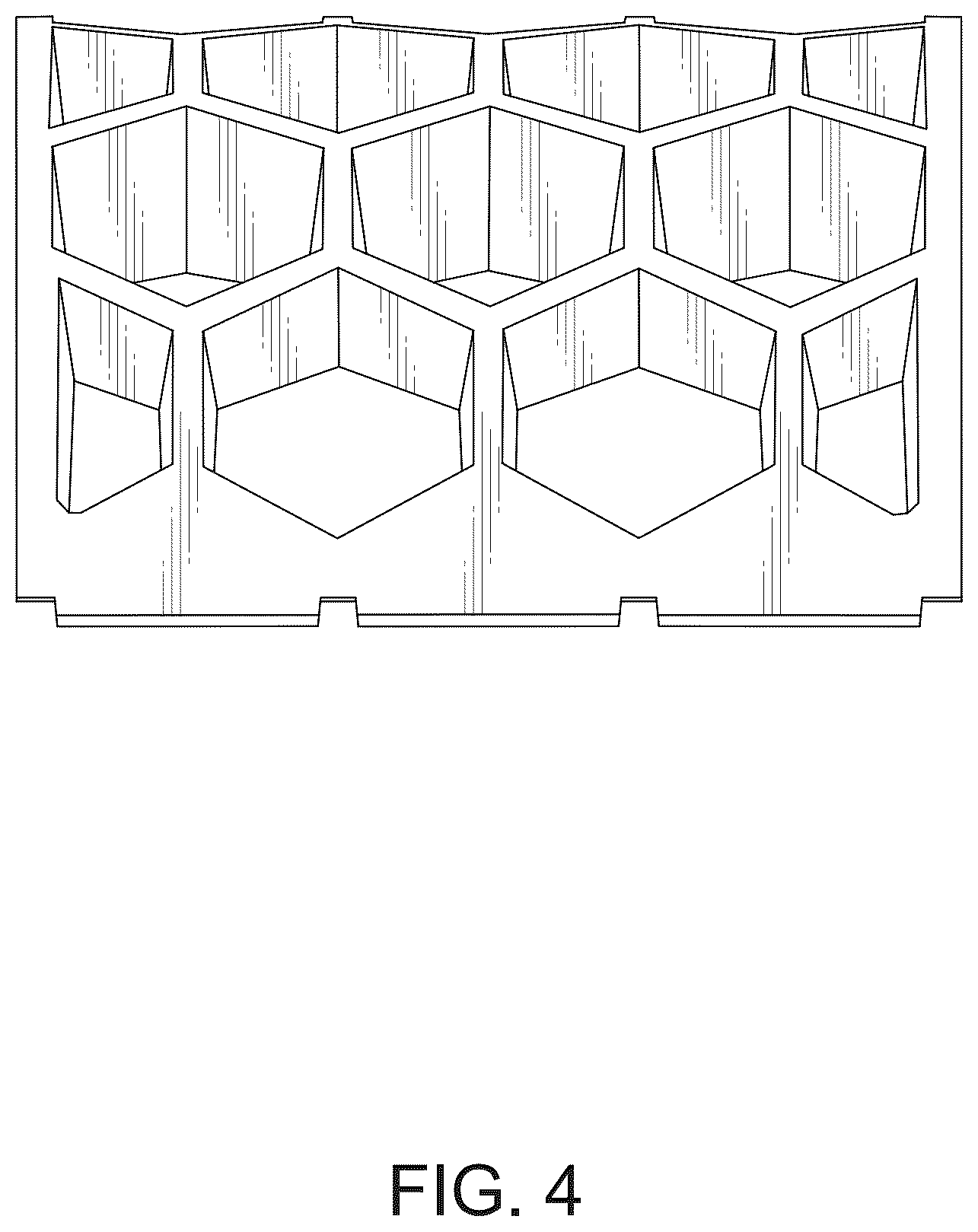 Patent USD1124415 Figure 4 – Reef arch structure