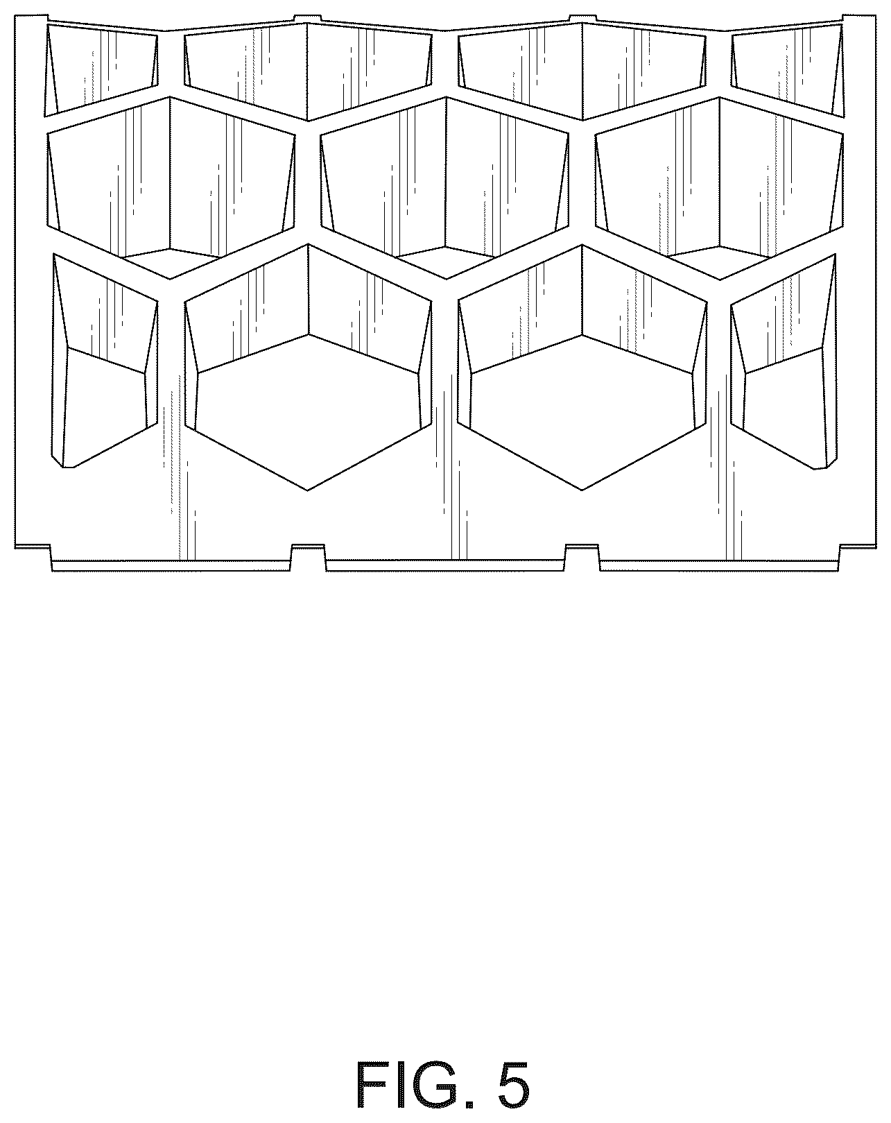 Patent USD1124415 Figure 5 – Reef arch structure