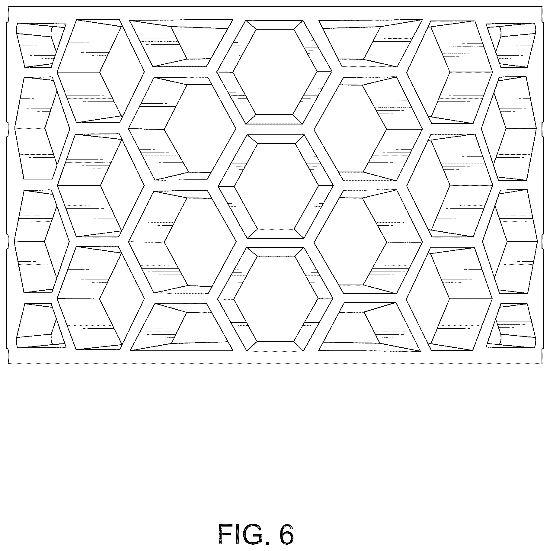 Patent USD1124415 Figure 6 – Reef arch structure