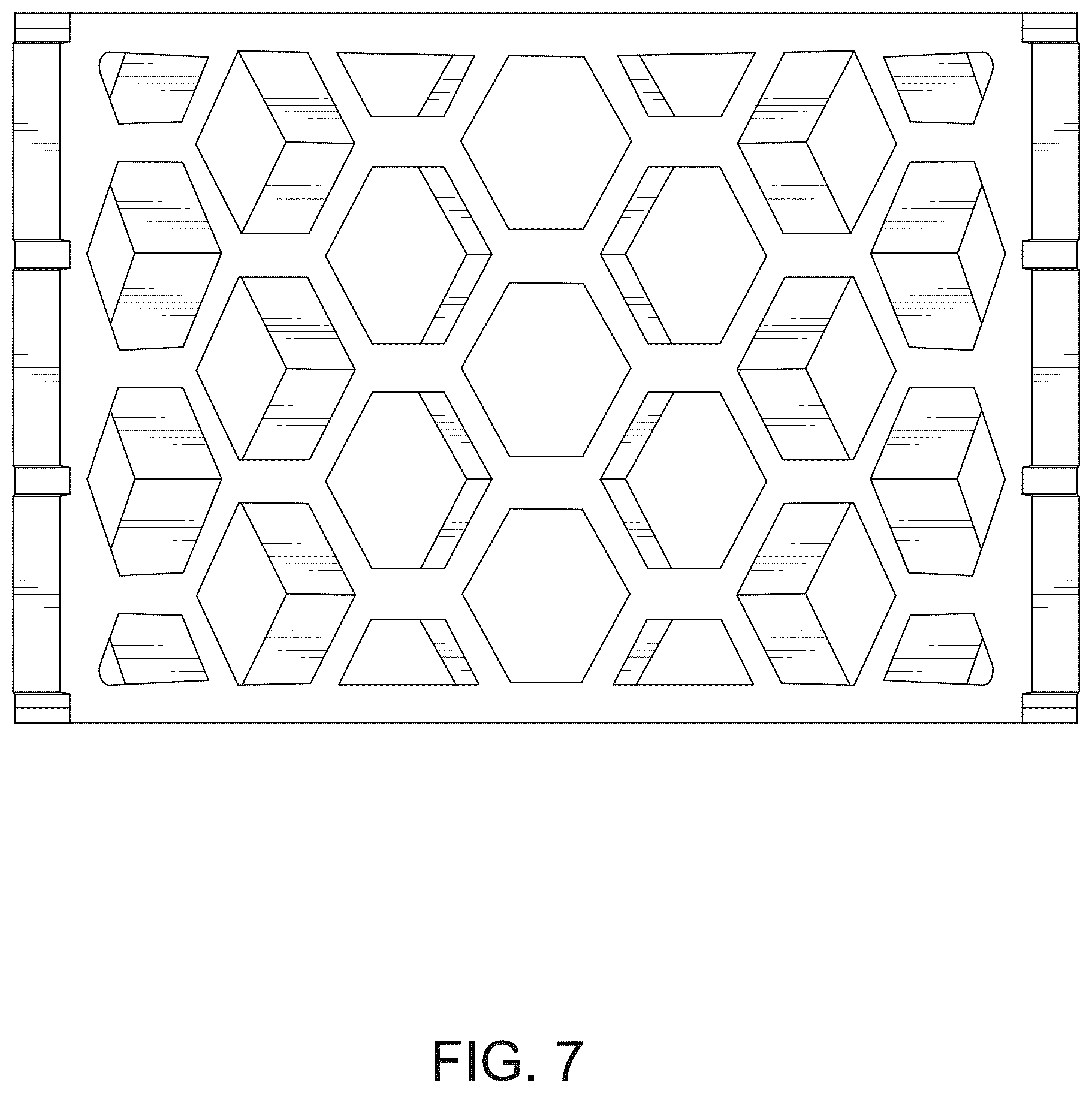 Patent USD1124415 Figure 7 – Reef arch structure