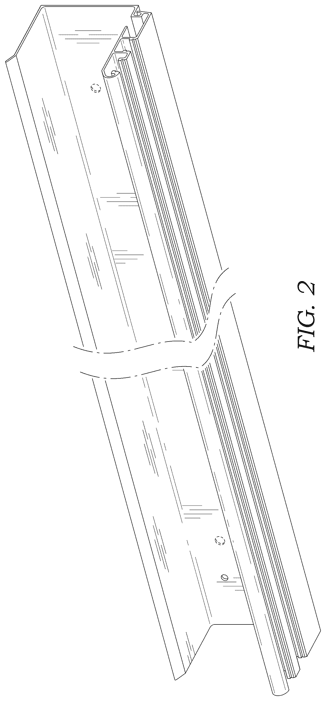 Patent USD1124417 Figure 2 – Patio cover bracket