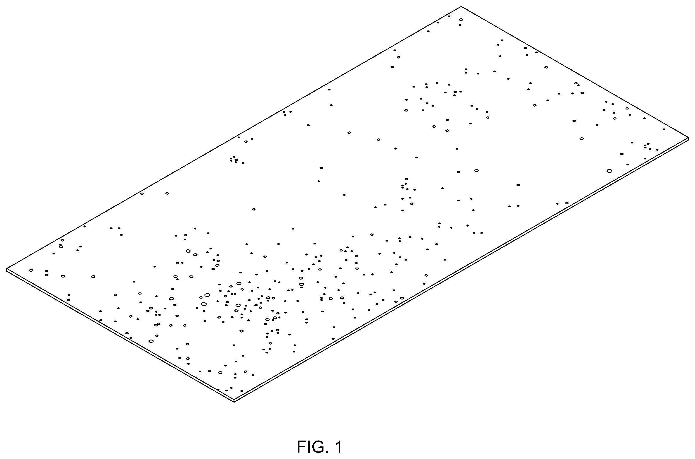 Patent USD1124420 Figure 1 – Apertured building panel