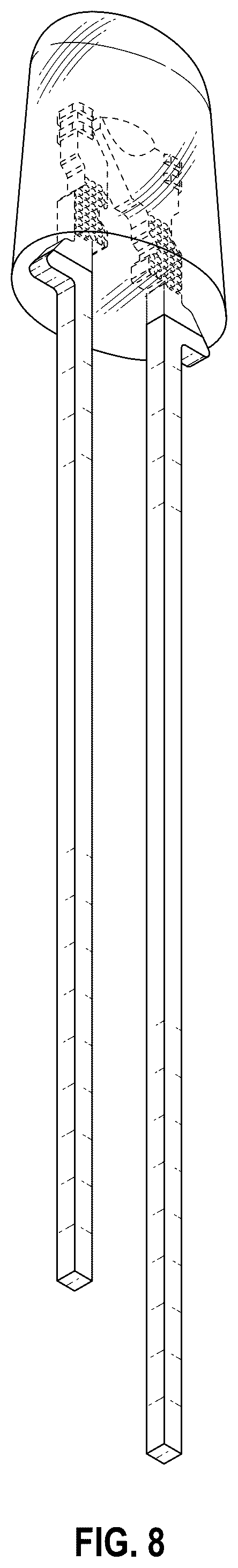 Patent USD1124426 Figure 5 – Light-emitting diode package