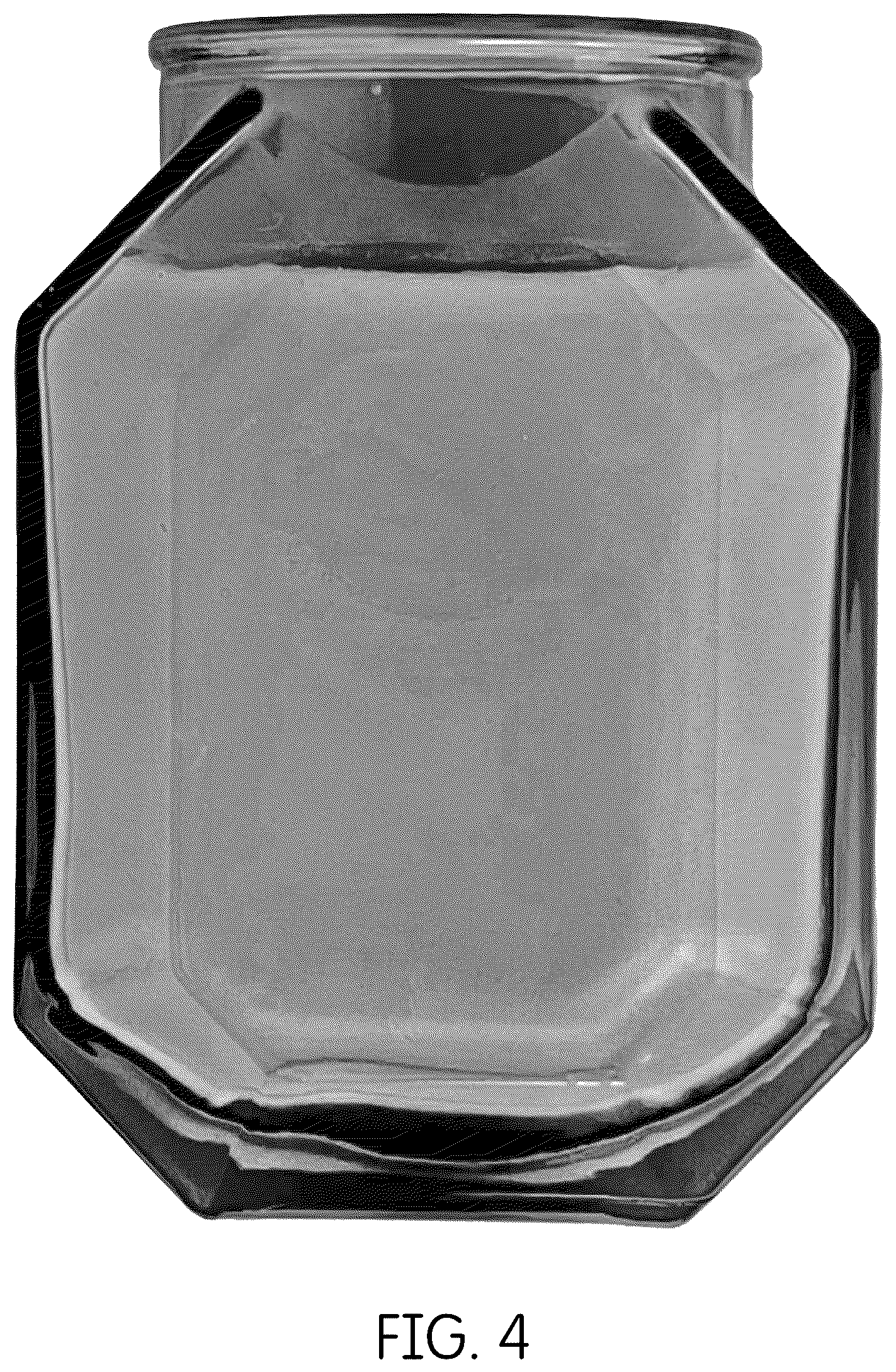 Patent USD1124428 Figure 4 – Vessel for a candle