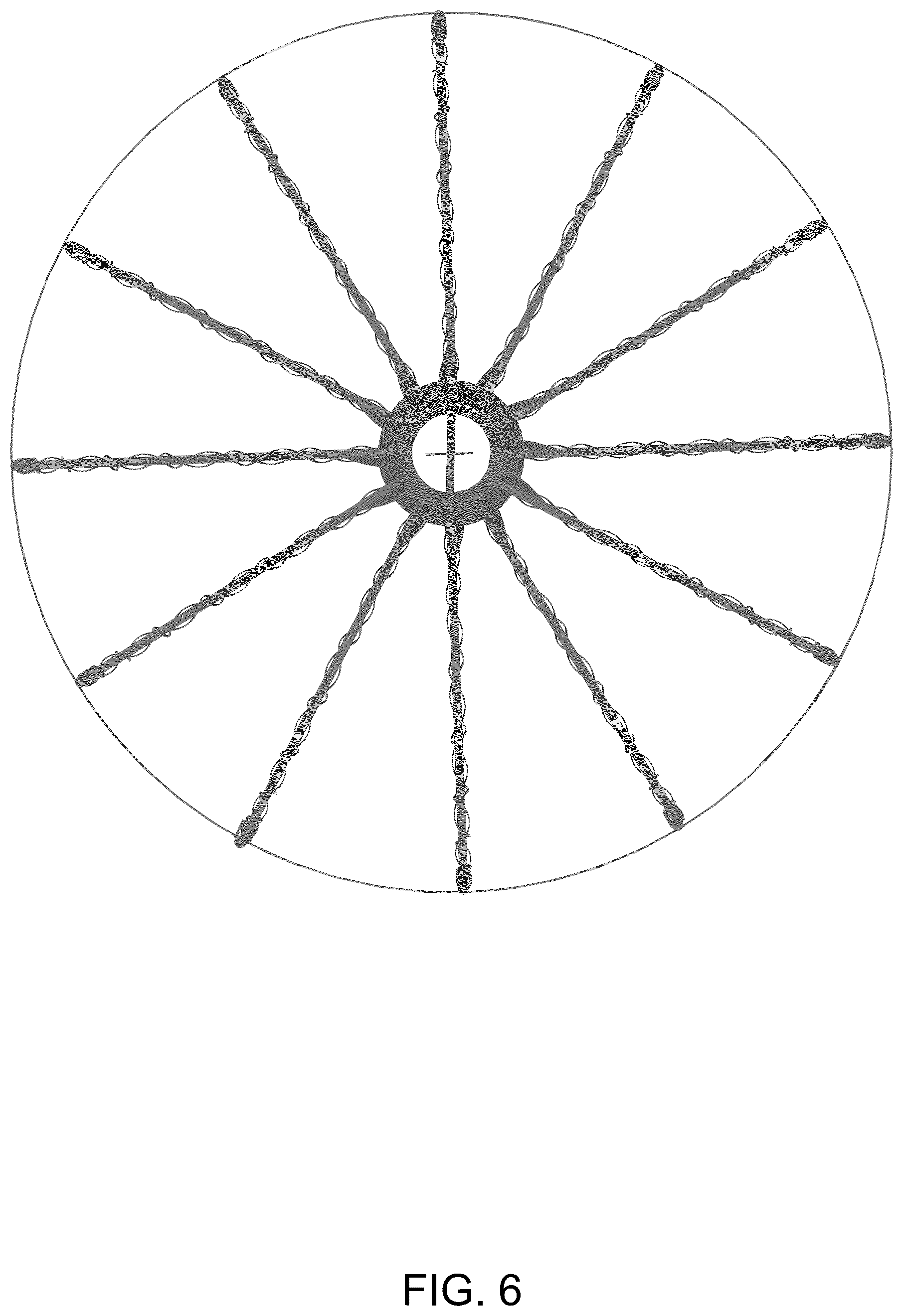 Patent USD1124429 Figure 6 – Decorative light