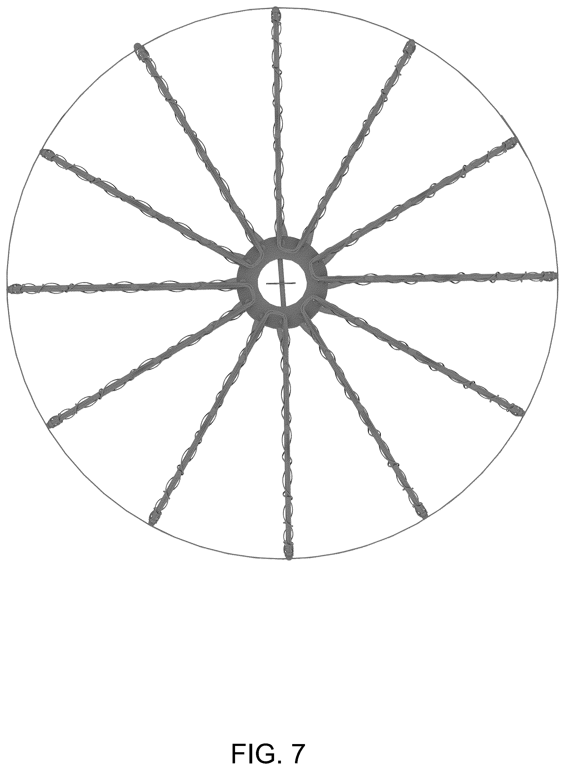Patent USD1124429 Figure 7 – Decorative light