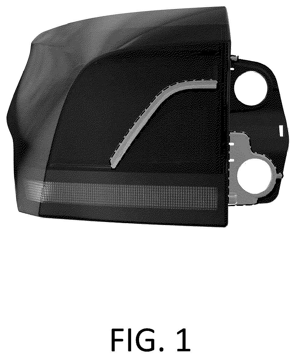 Patent USD1124430 Figure 1 – Vehicle taillight