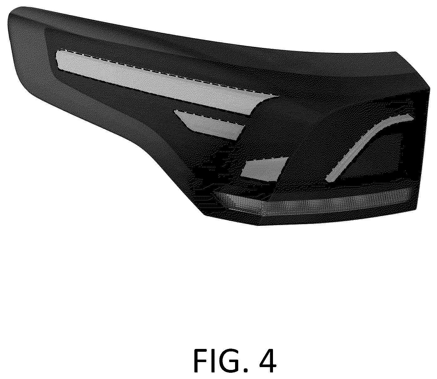 Patent USD1124430 Figure 4 – Vehicle taillight