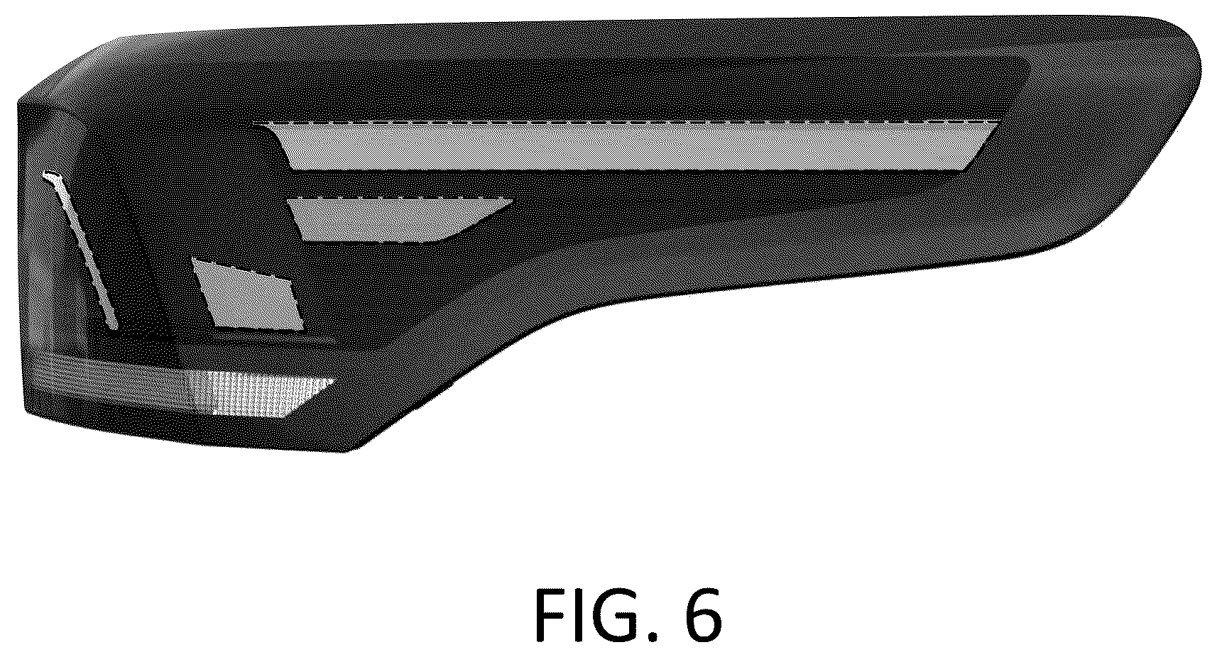Patent USD1124430 Figure 6 – Vehicle taillight