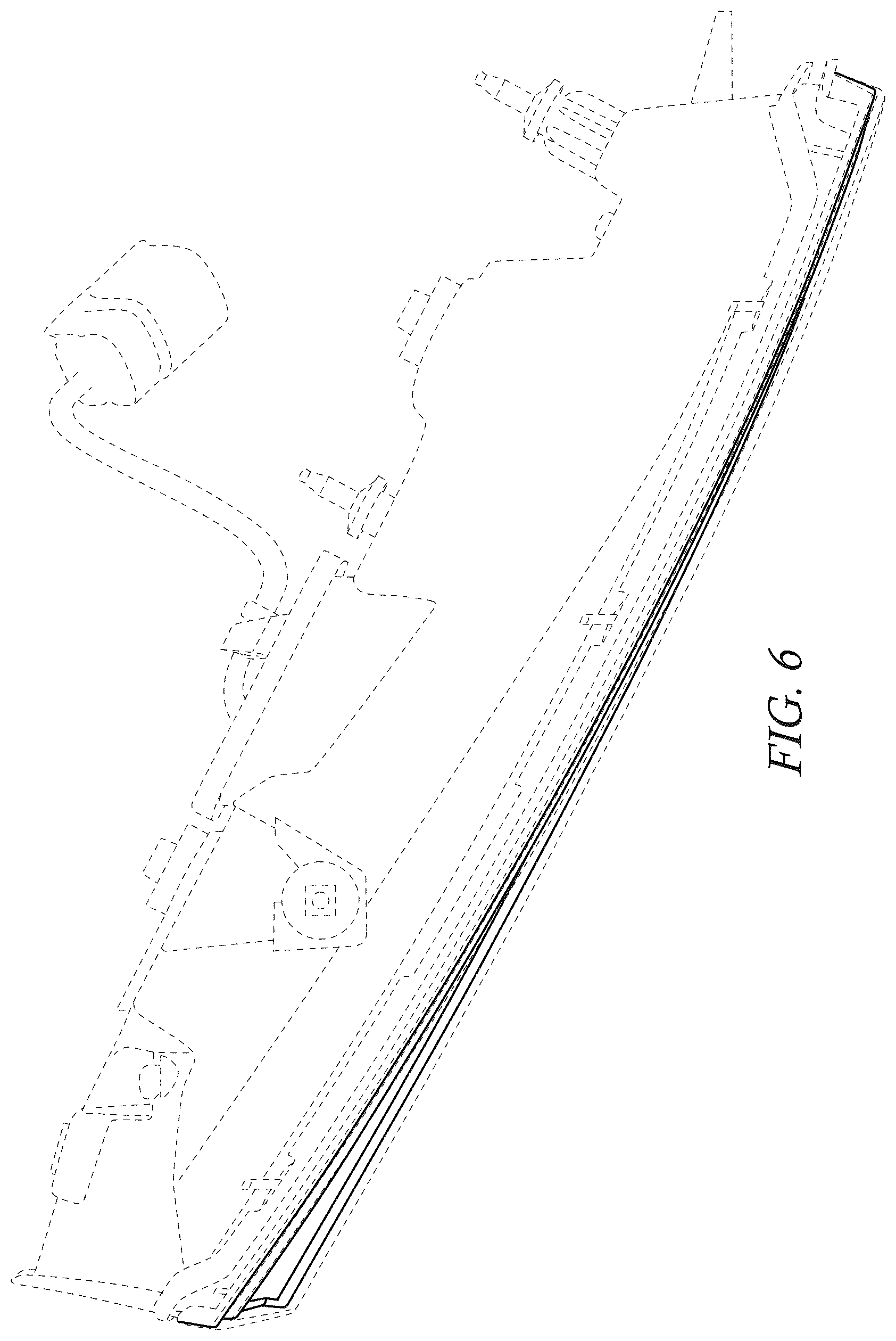 Patent USD1124431 Figure 6 – Vehicle taillamp