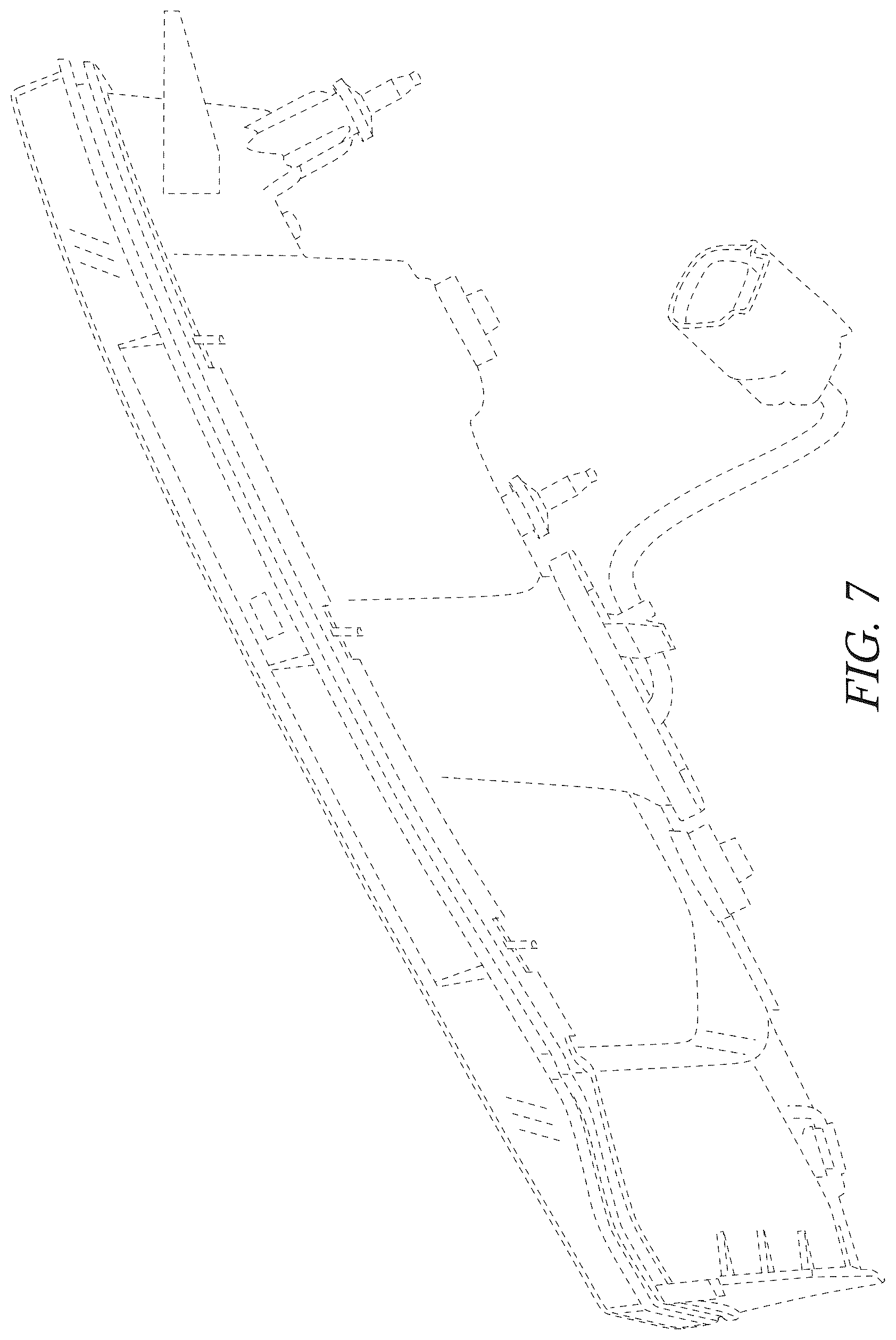Patent USD1124431 Figure 7 – Vehicle taillamp