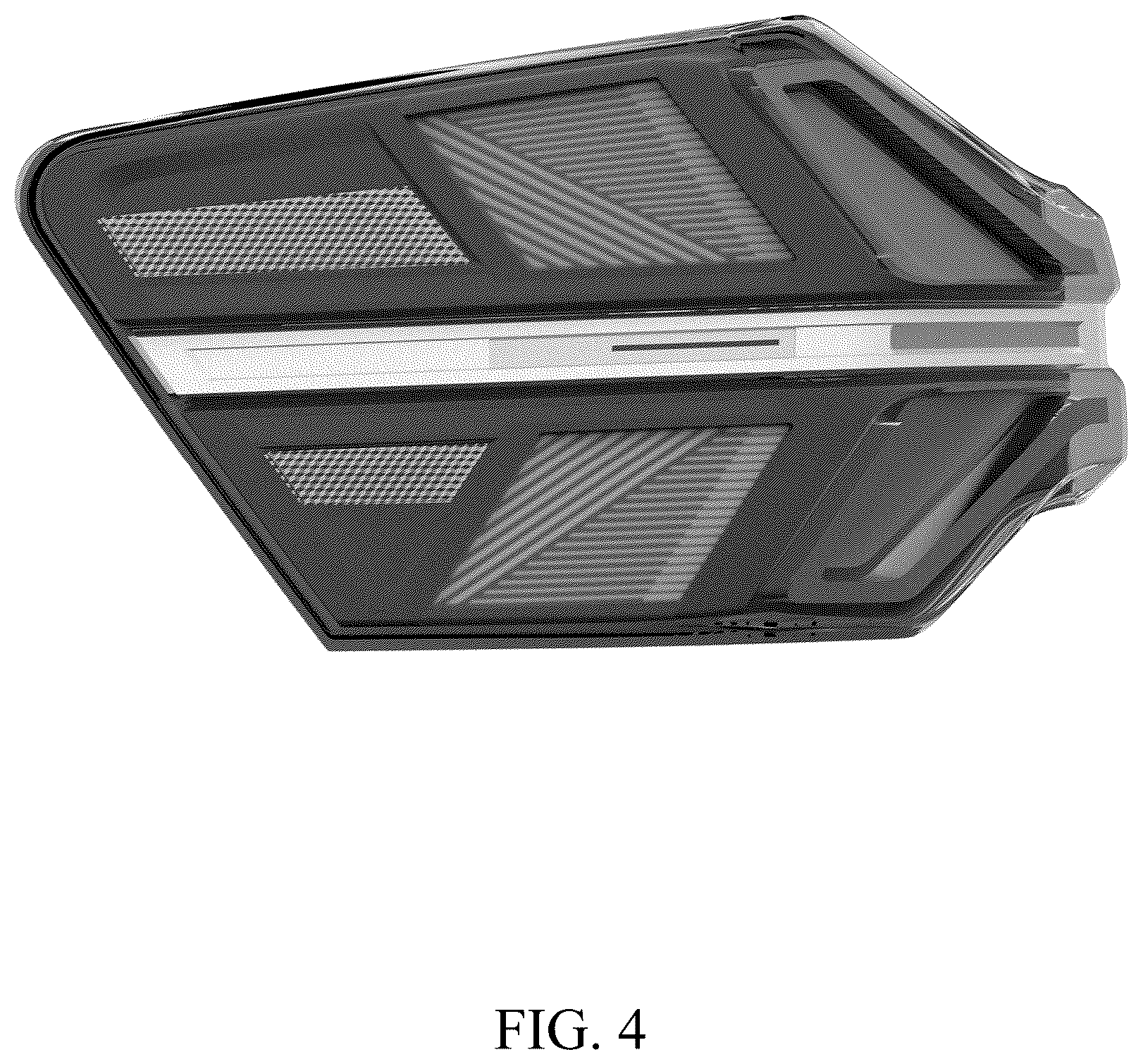 Patent USD1124432 Figure 4 – Taillight for a vehicle
