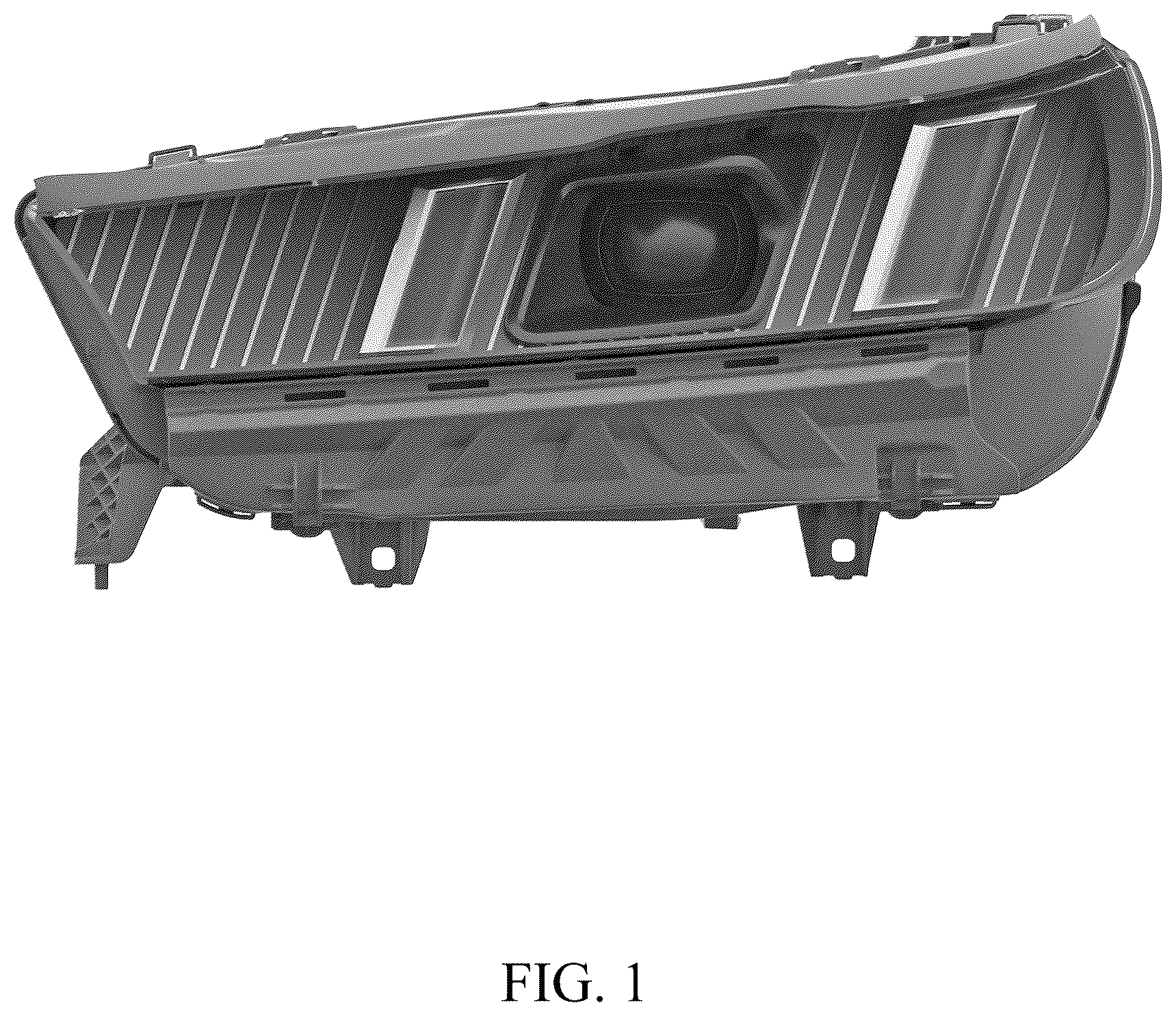 Patent USD1124433 Figure 1 – Headlight for a vehicle