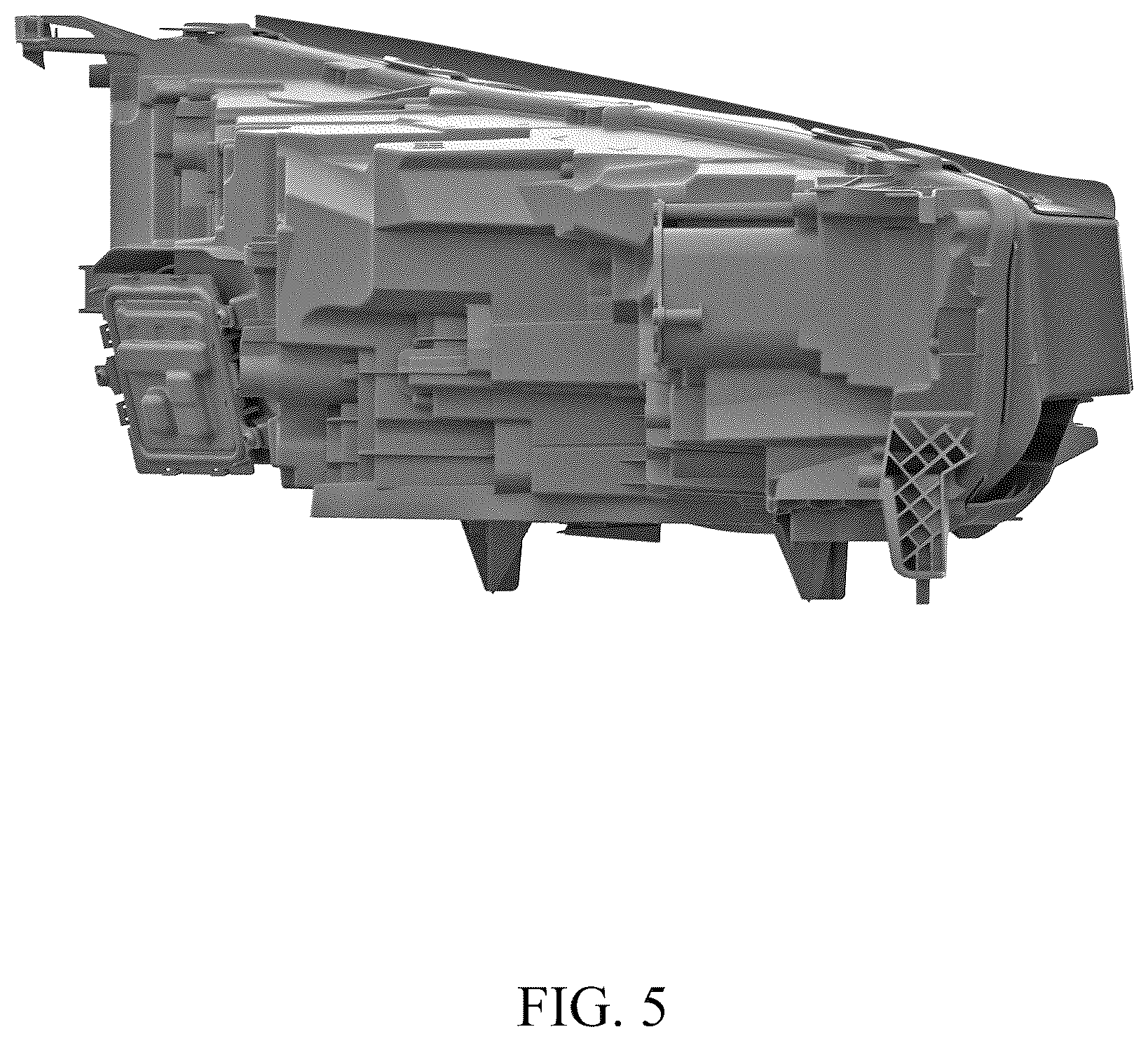 Patent USD1124433 Figure 5 – Headlight for a vehicle