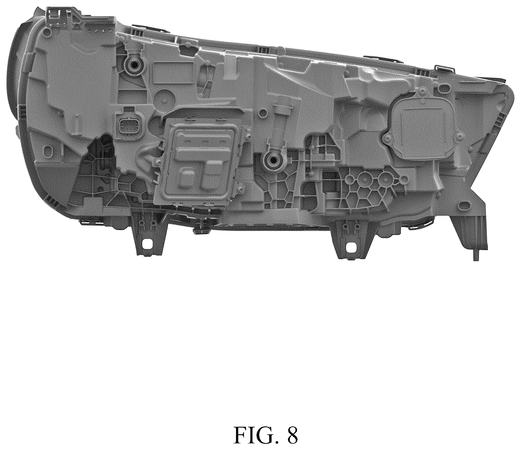 Patent USD1124433 Figure 8 – Headlight for a vehicle