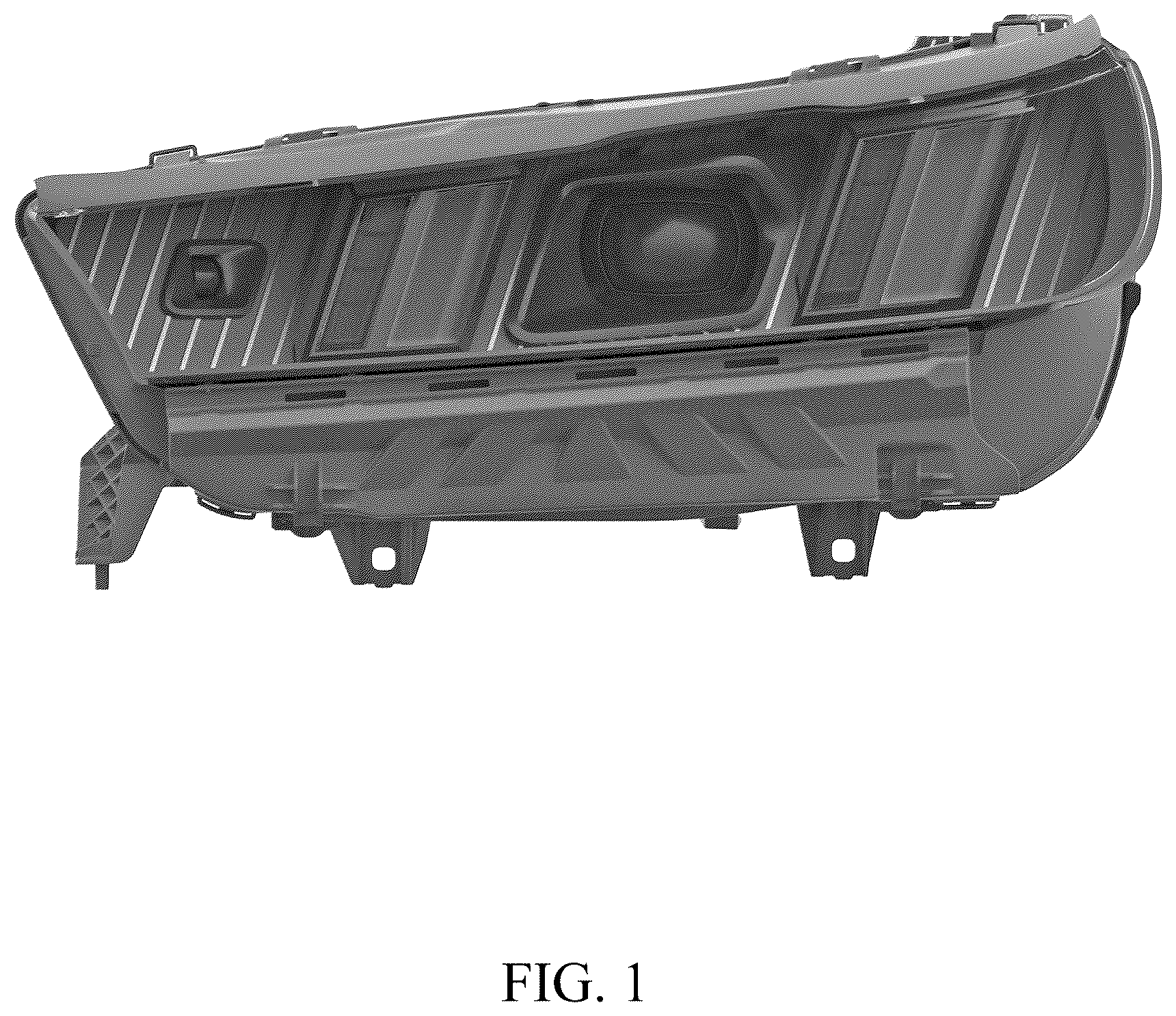 Patent USD1124434 — Headlight for a vehicle — Figure 1