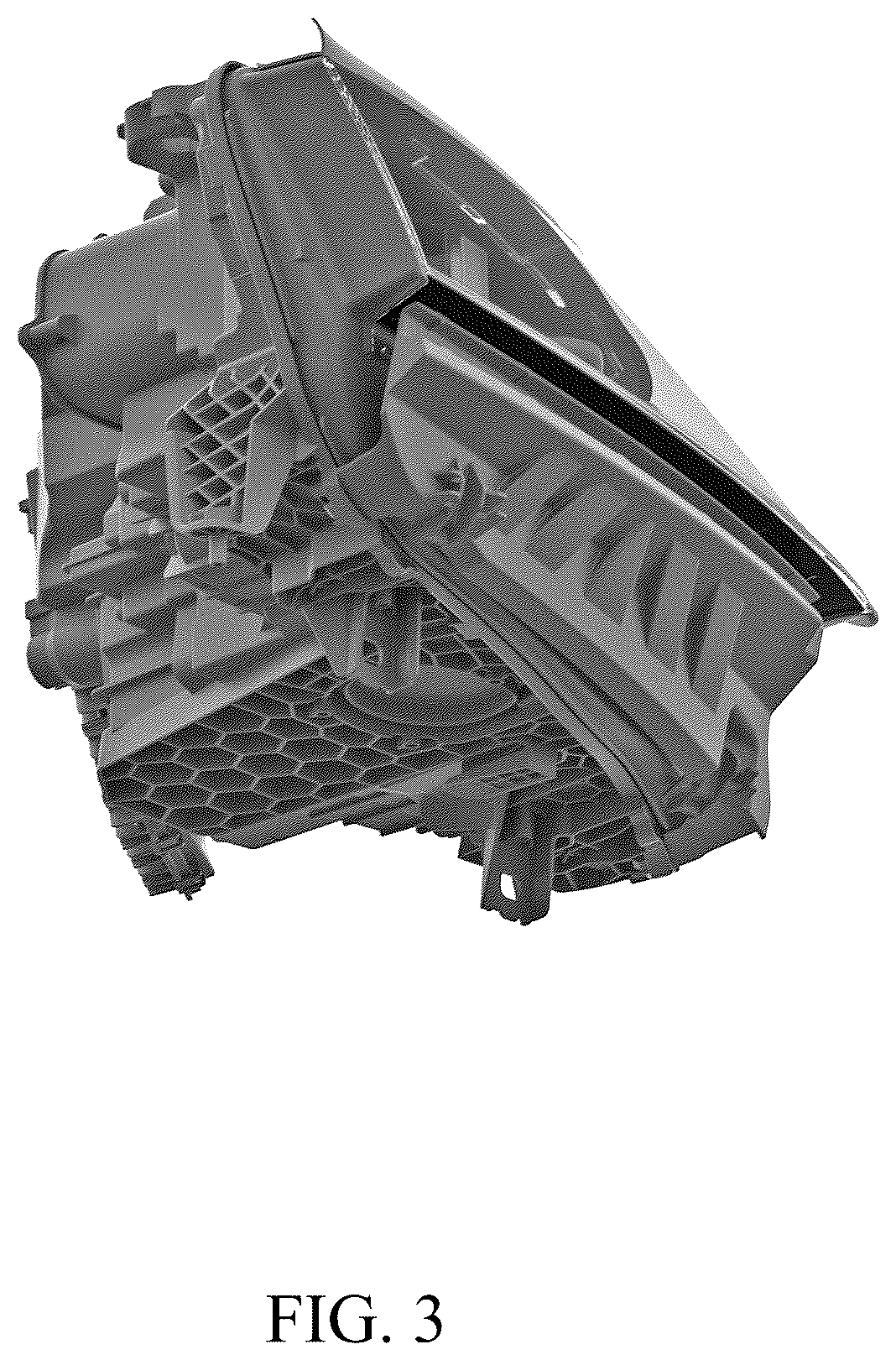 Patent USD1124434 Figure 3 – Headlight for a vehicle