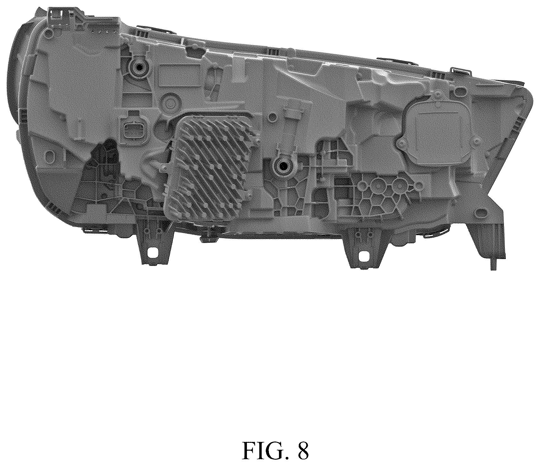 Patent USD1124434 Figure 8 – Headlight for a vehicle