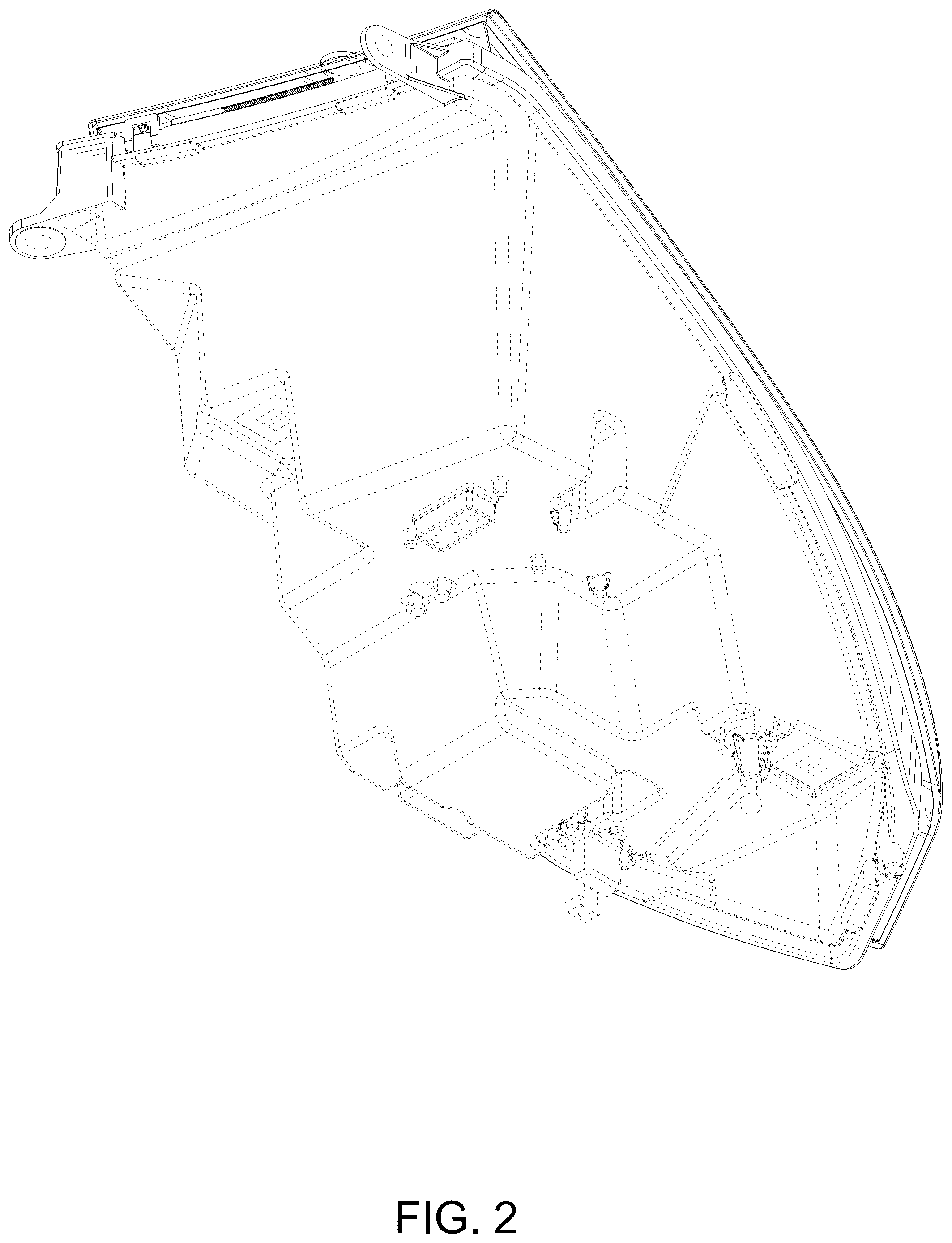 Patent USD1124436 Figure 2 – Car headlight