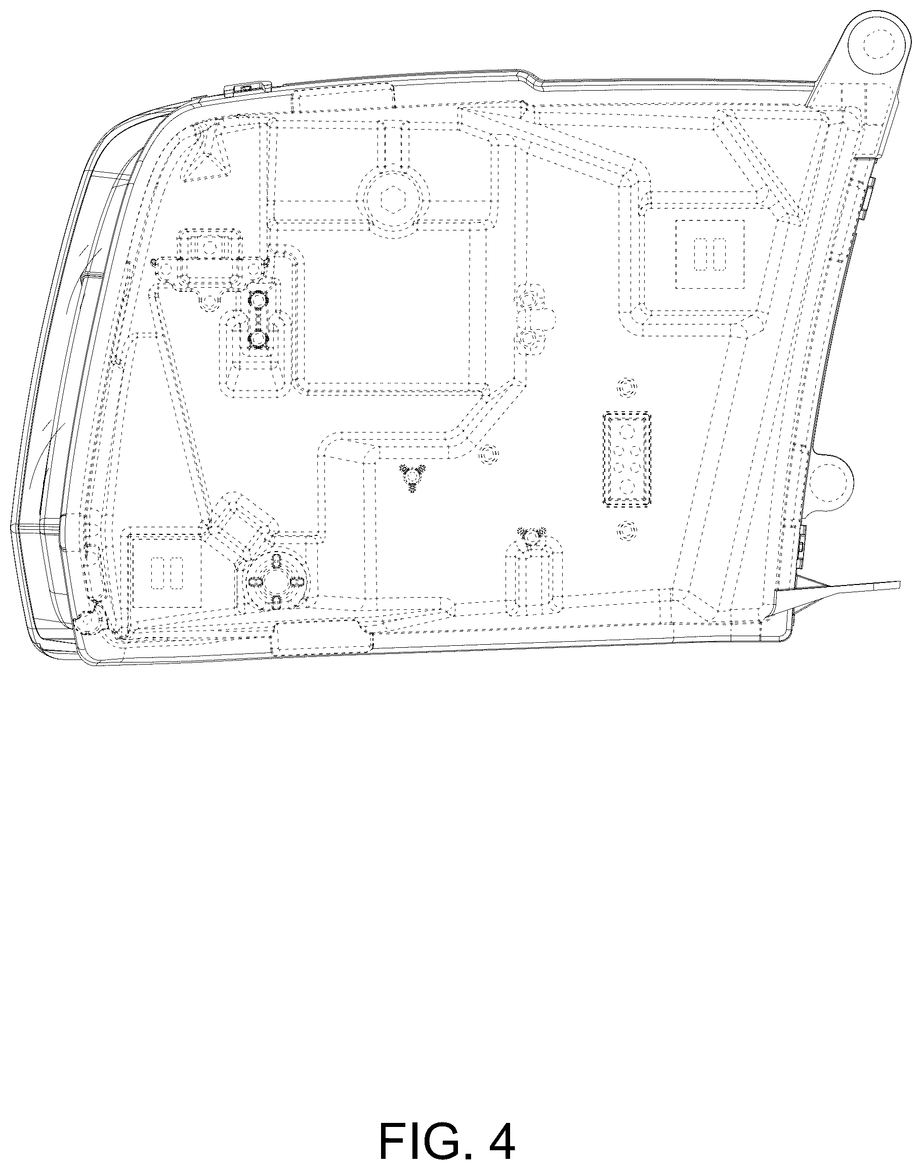 Patent USD1124436 Figure 4 – Car headlight