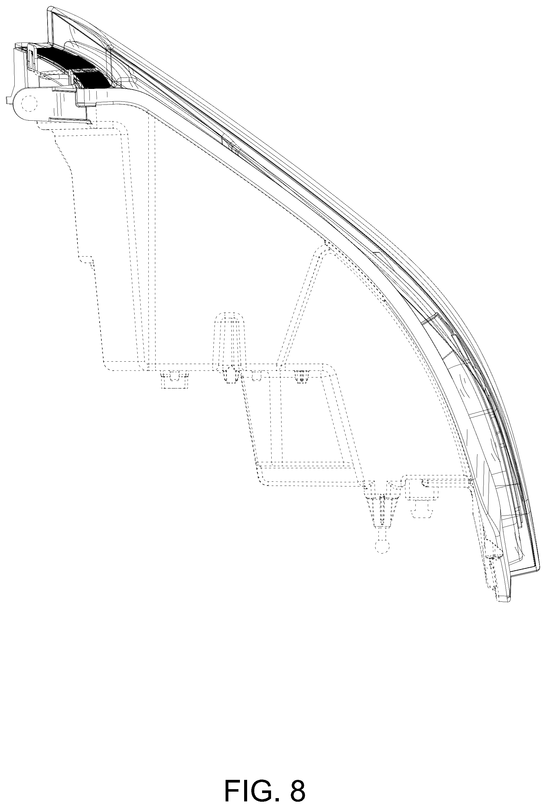Patent USD1124436 Figure 8 – Car headlight