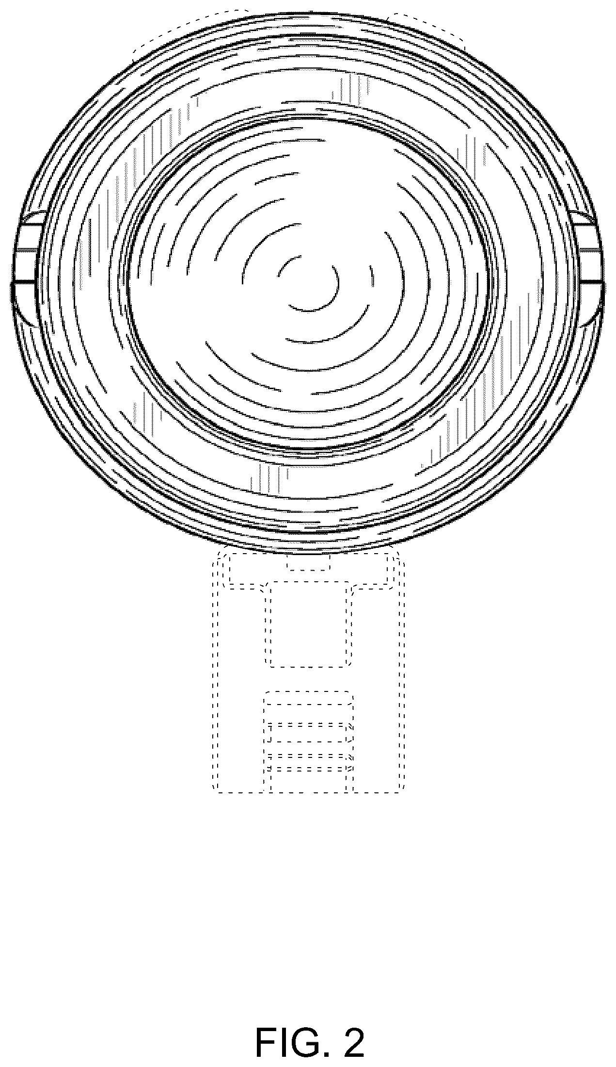 Patent USD1124437 Figure 2 – Spotlight