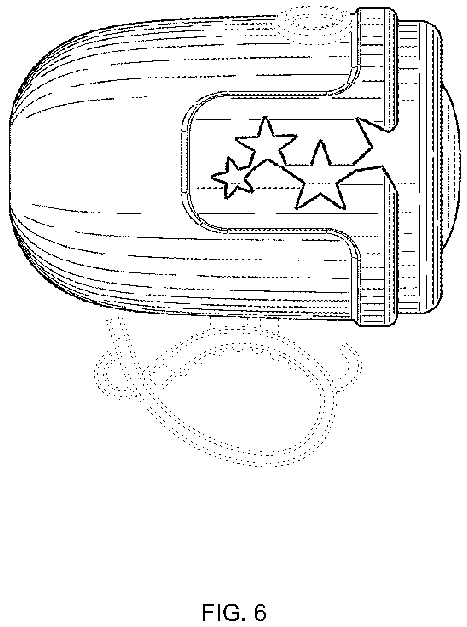 Patent USD1124437 Figure 6 – Spotlight