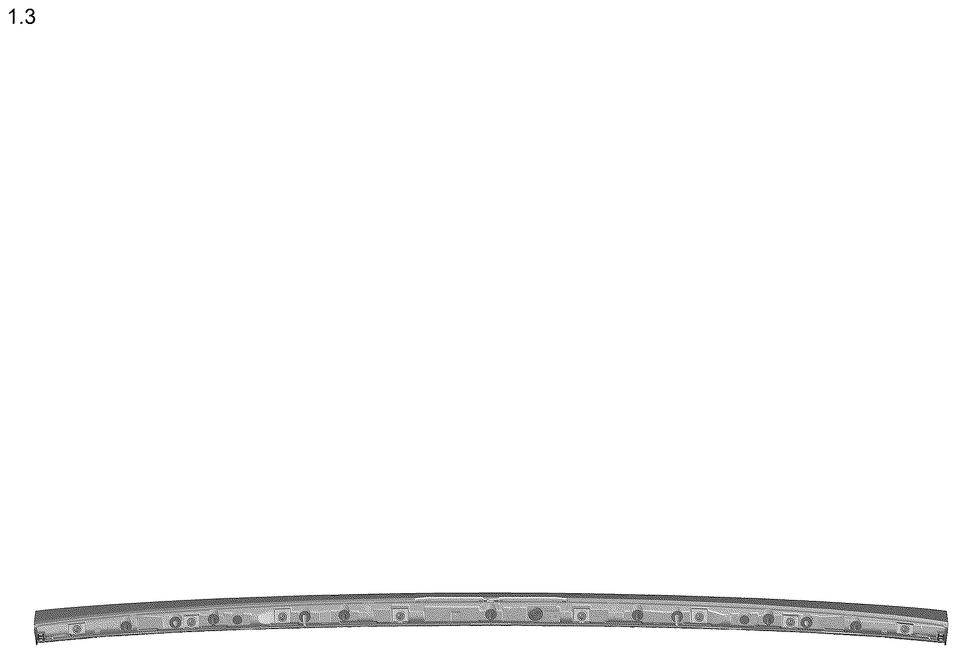 Patent USD1124439 Figure 3 – Rear combination lamp for automobile