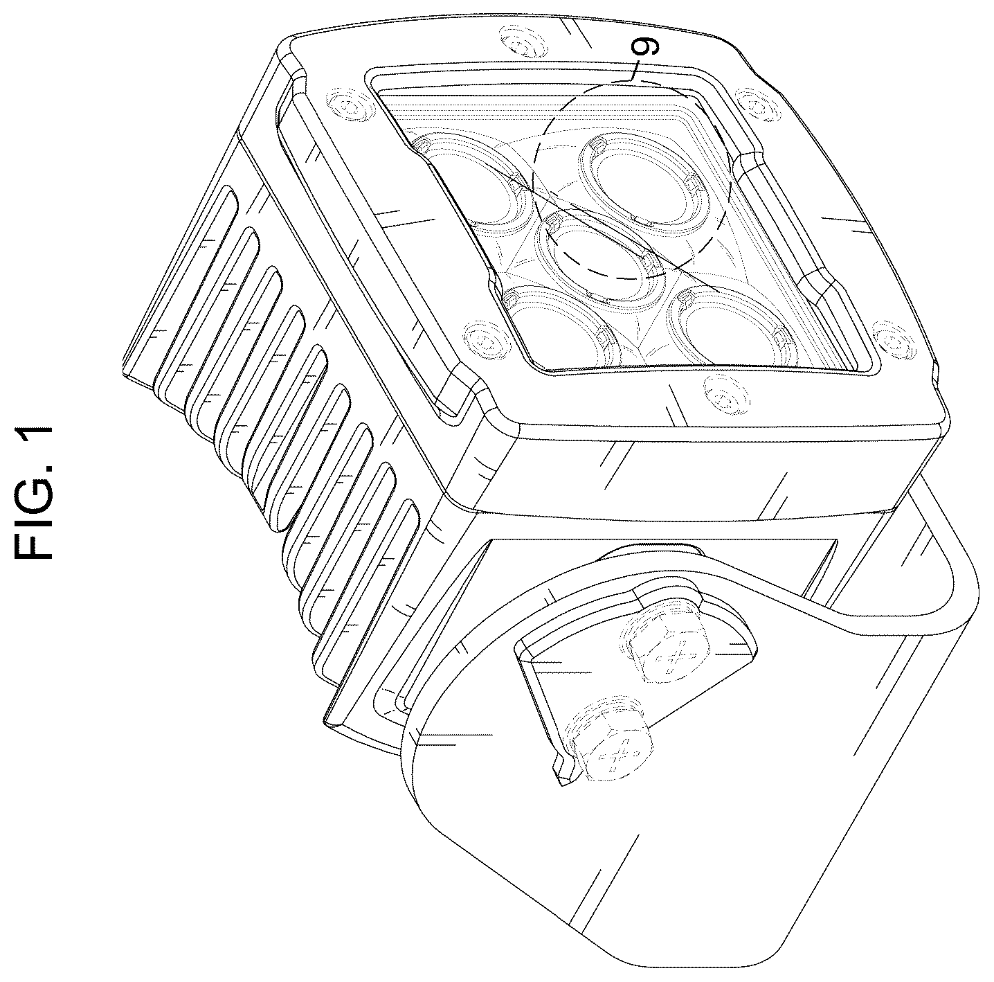 Patent USD1124440 — Lamp for a vehicle — Figure 1