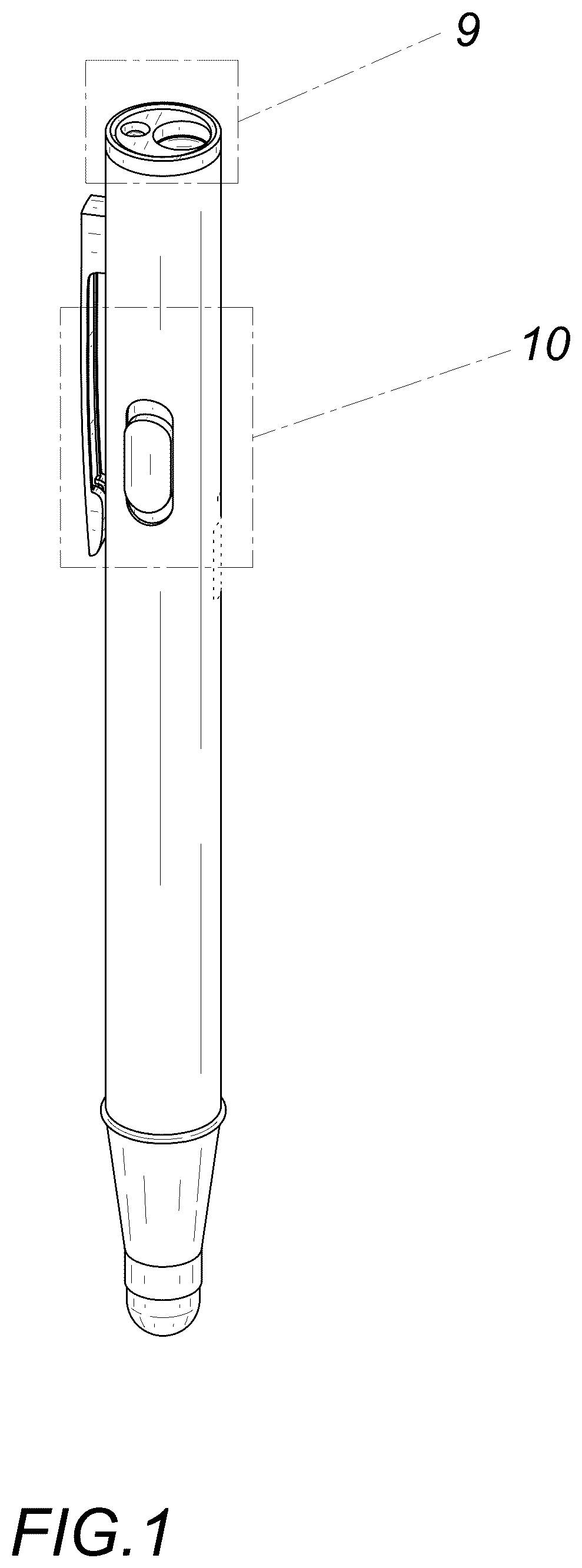 Patent USD1124442 Figure 1 – Penlight