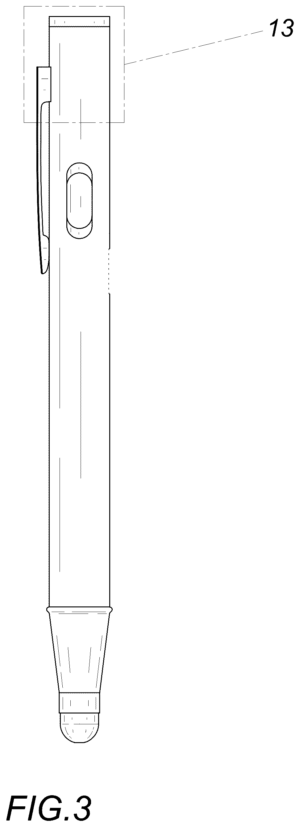 Patent USD1124442 Figure 3 – Penlight