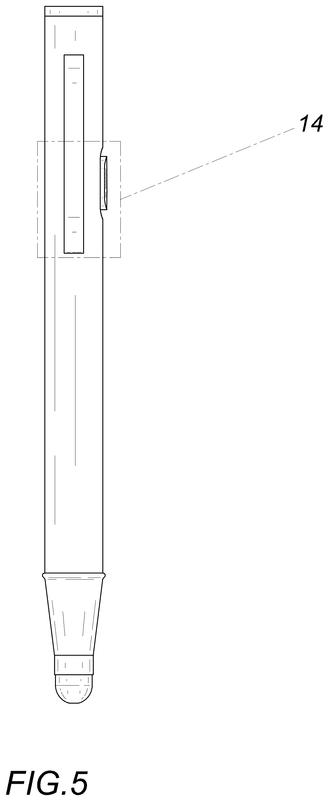 Patent USD1124442 Figure 5 – Penlight
