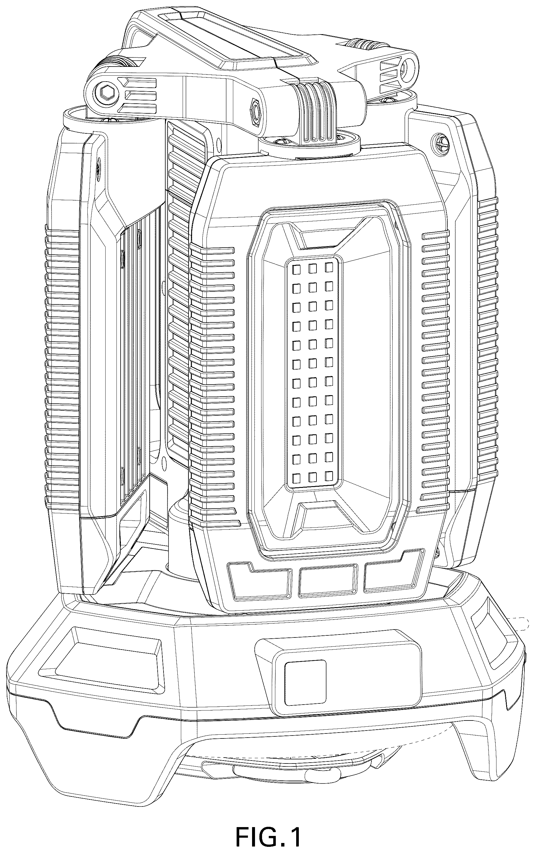 Patent USD1124443 Figure 1 – Lamp