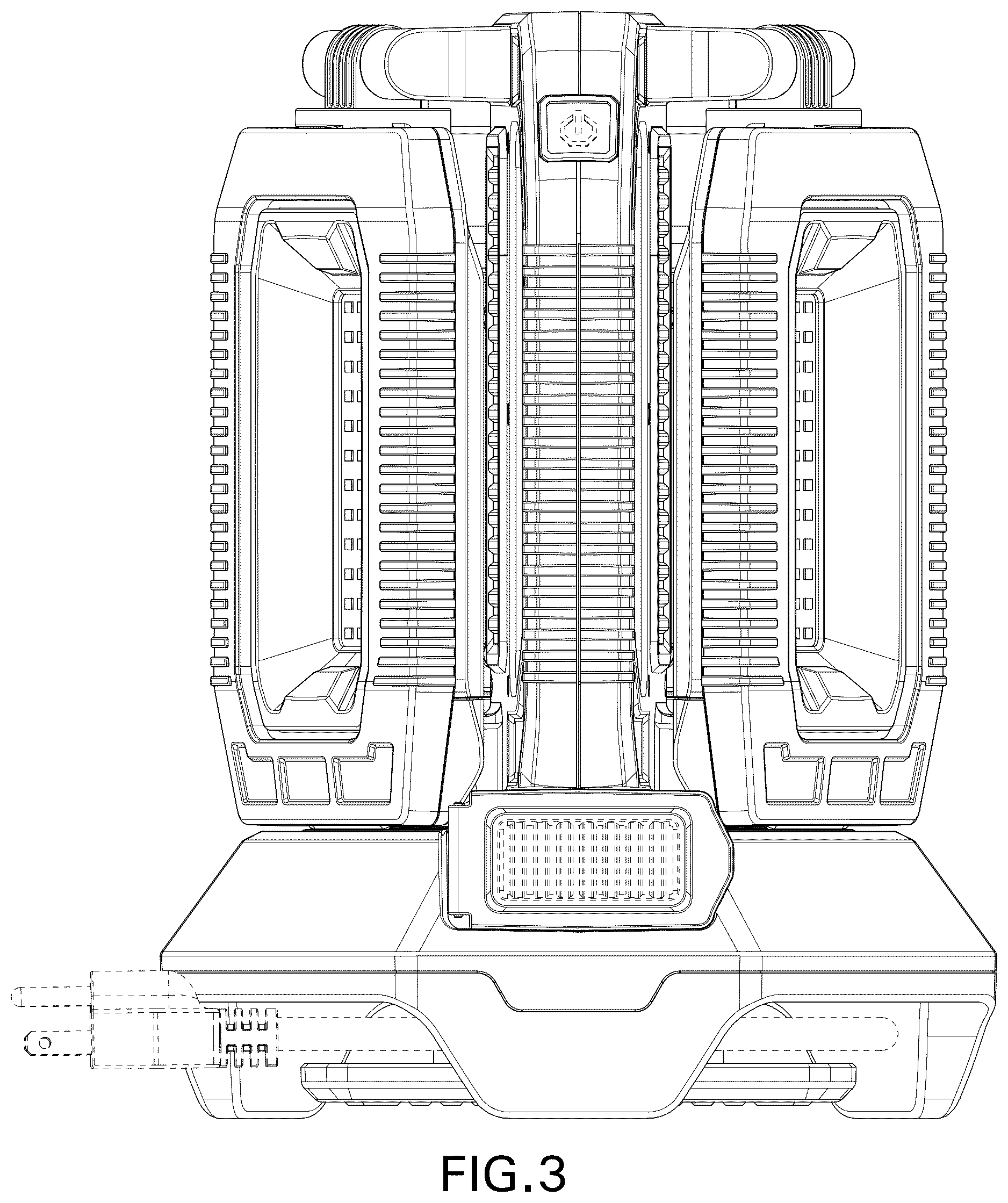 Patent USD1124443 Figure 3 – Lamp