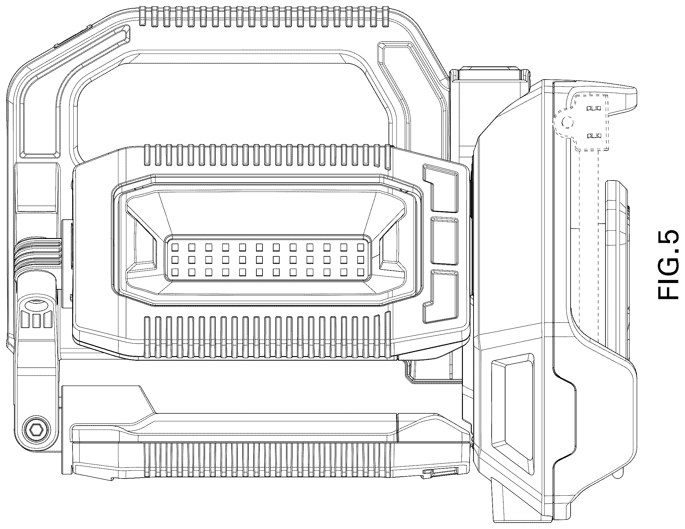 Patent USD1124443 Figure 5 – Lamp