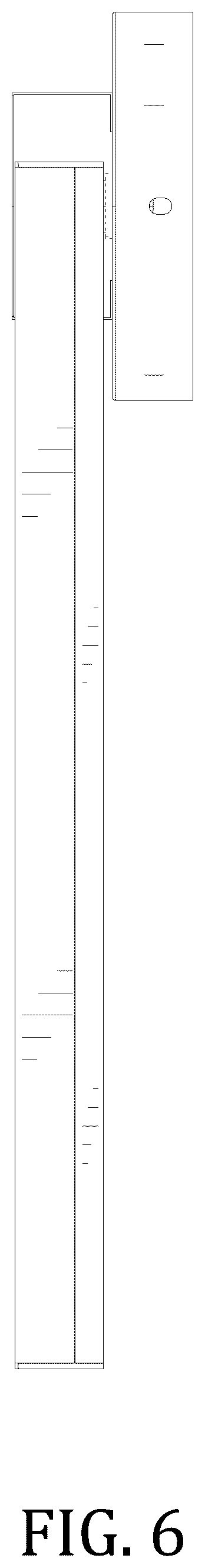 Patent USD1124445 Figure 6 – Bathroom light