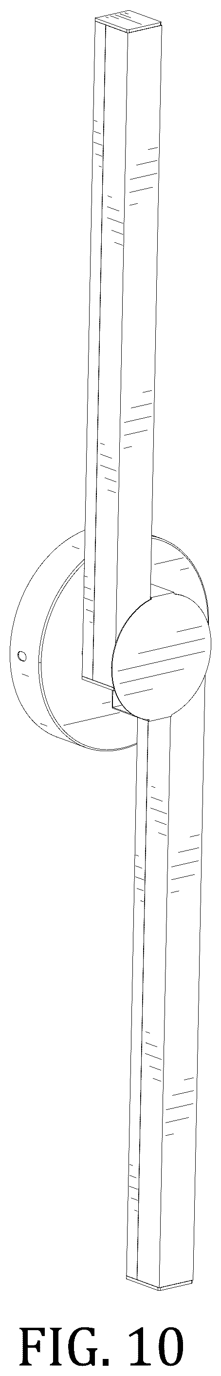 Patent USD1124445 Figure 10 – Bathroom light