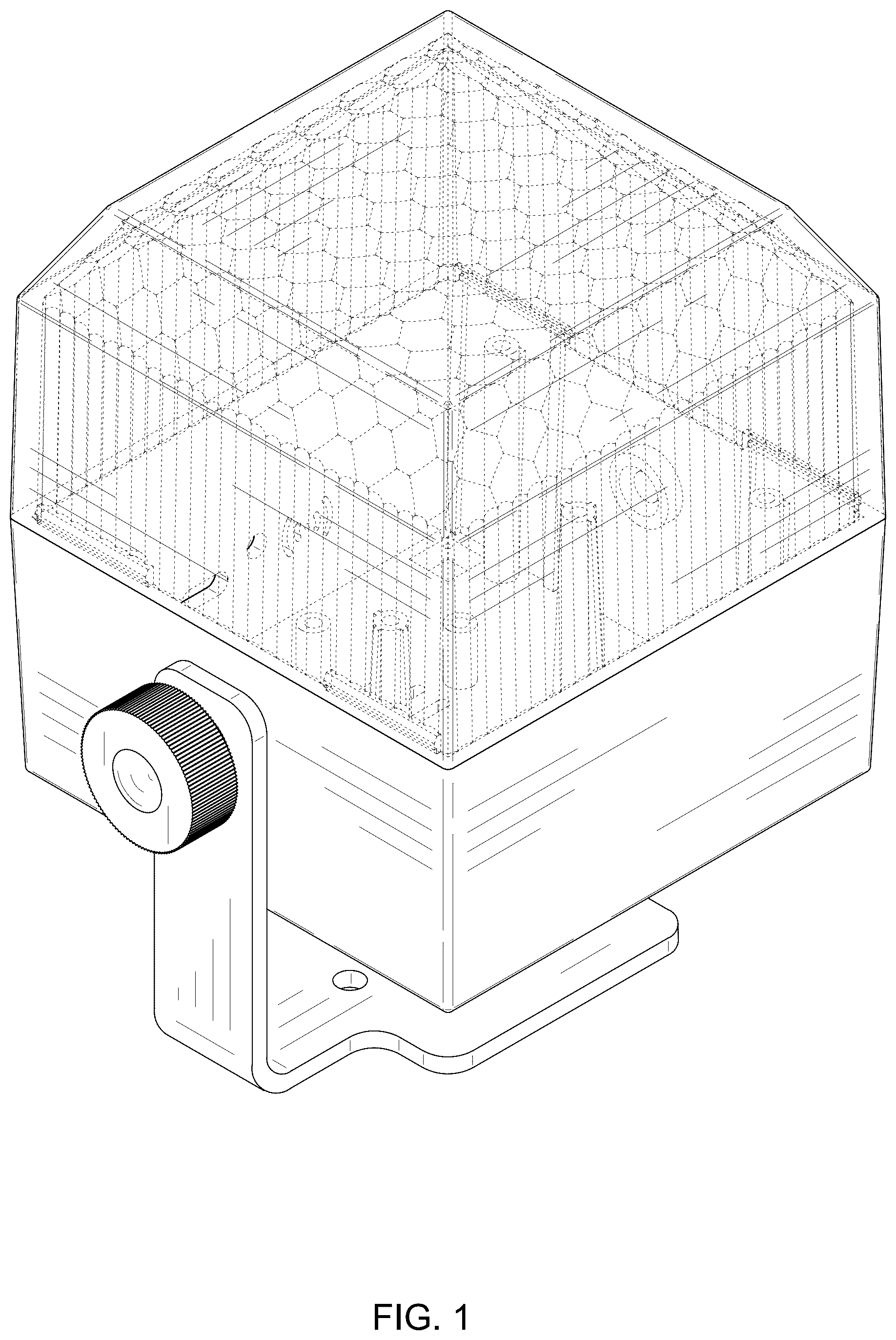 Patent USD1124447 Figure 1 – Stage light