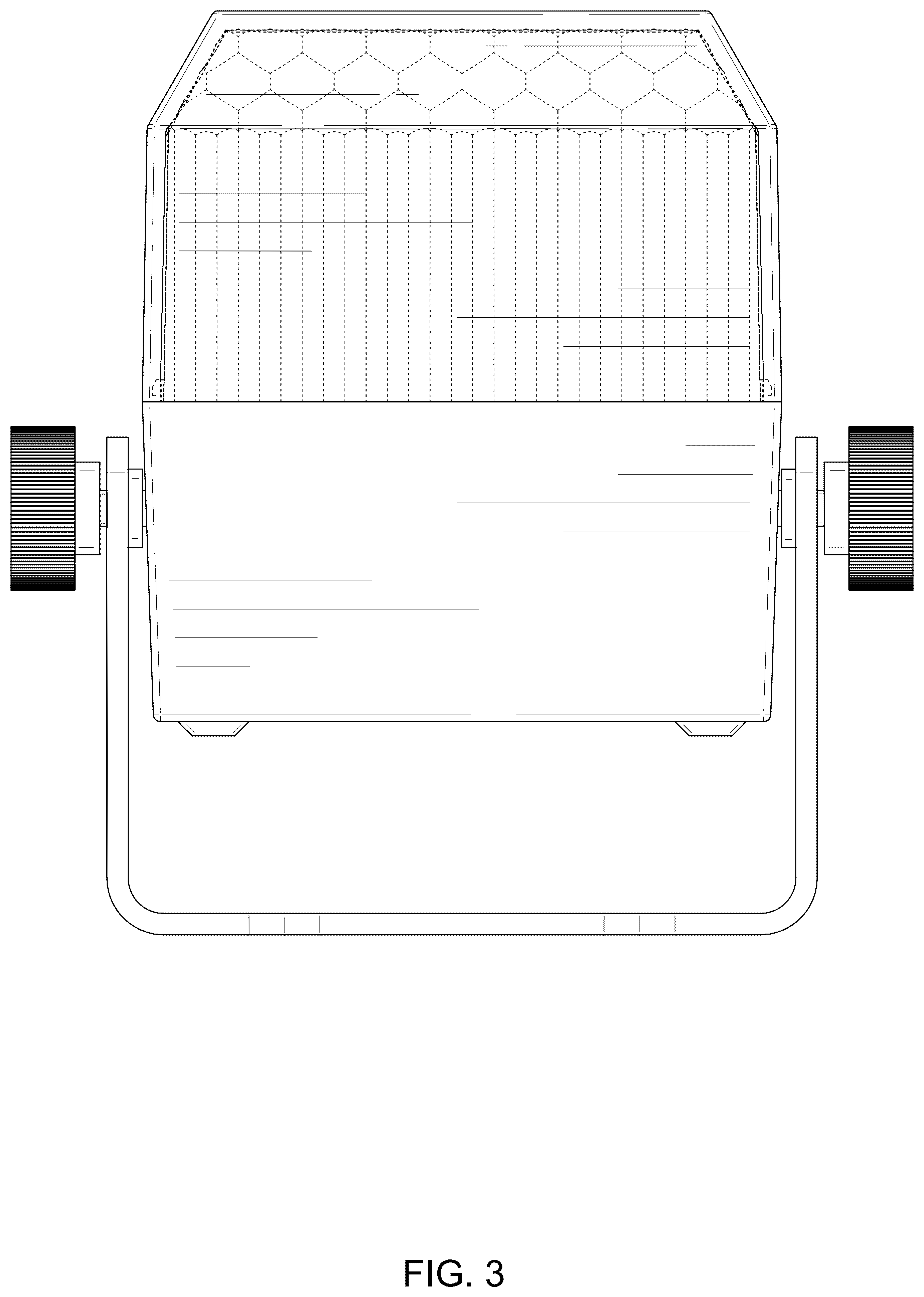 Patent USD1124447 Figure 3 – Stage light