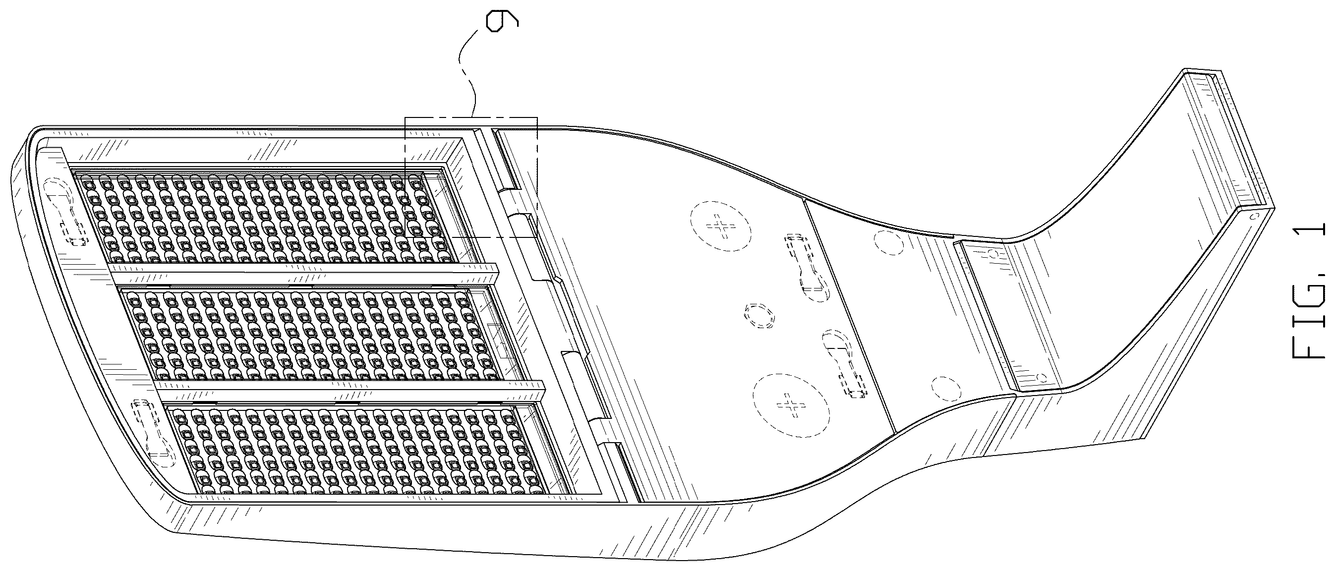 Patent USD1124449 — Street lamp head — Figure 1