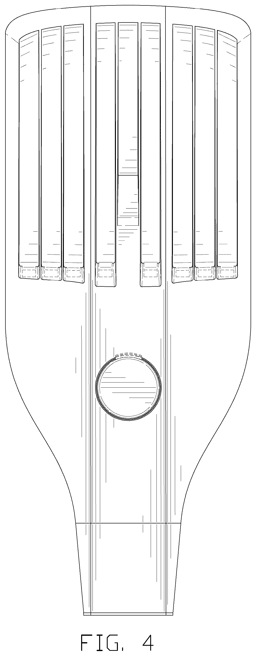 Patent USD1124449 Figure 4 – Street lamp head