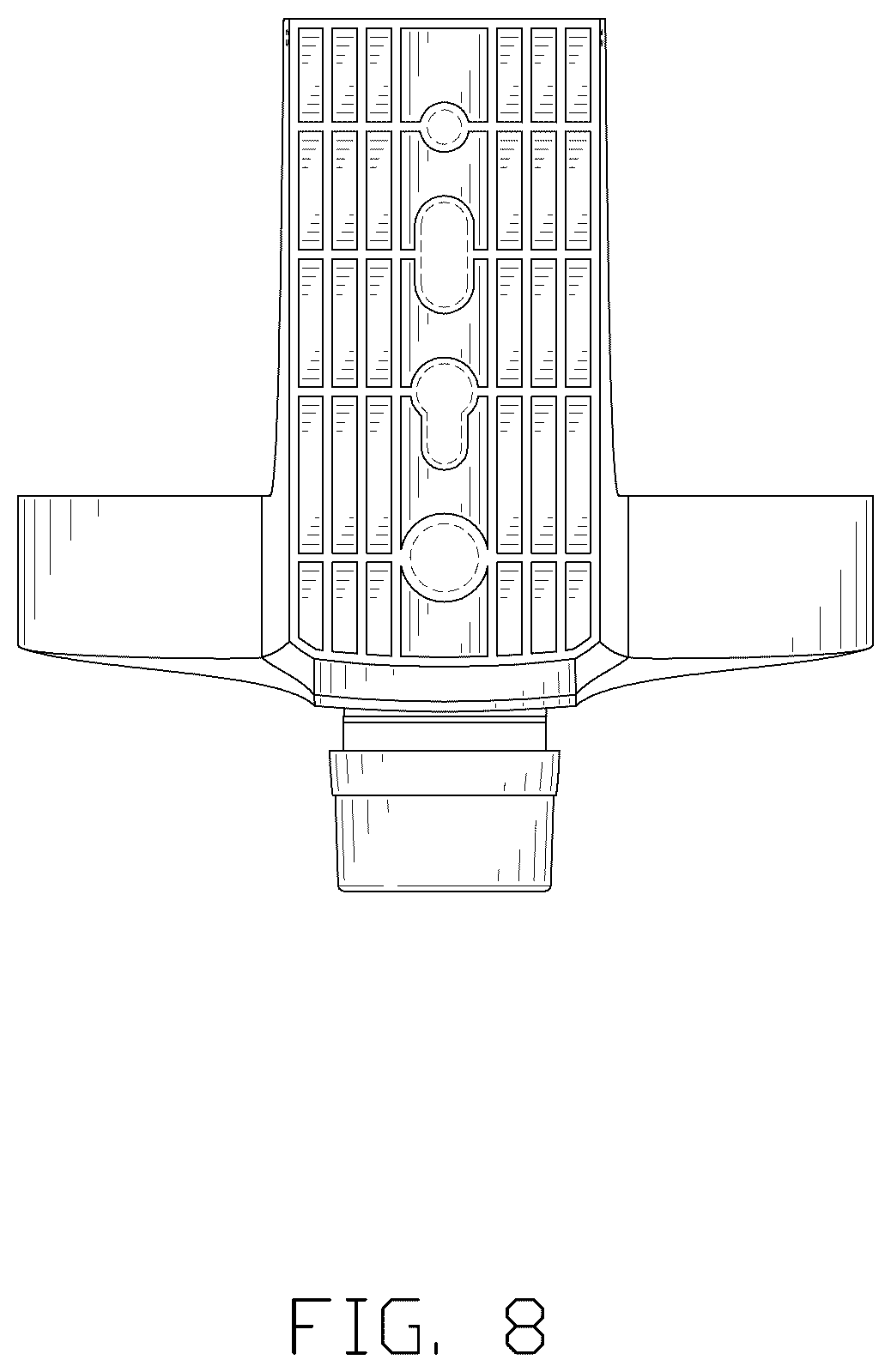 Patent USD1124449 Figure 8 – Street lamp head